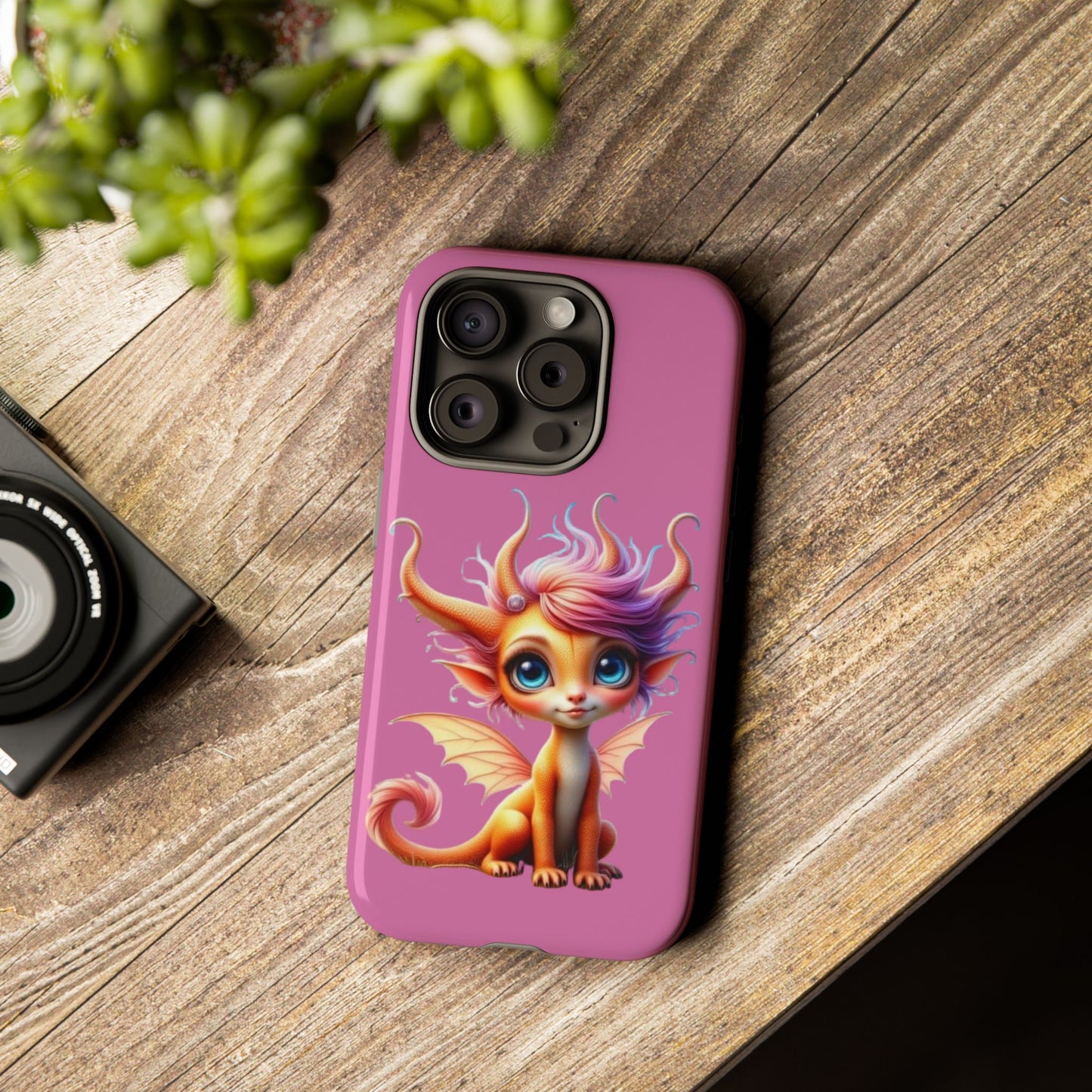 Dragon-Themed Phone Case, Cute Fantasy Phone Cover, Gifts for Kids, Magical Dragon Design, Birthday Present, Phone Accessories