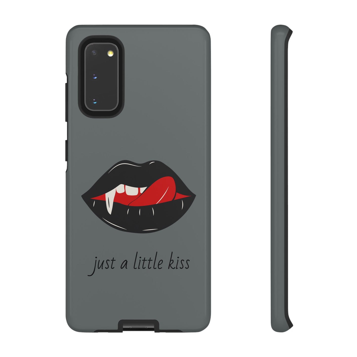 Vampire Lip Phone Case, Edgy Tech Accessories, Halloween Gifts, Goth Aesthetic, Quirky Cell Phone Cover