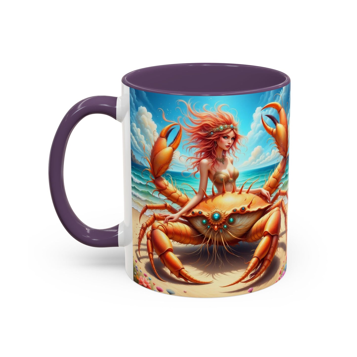 Astrology Cancer, Accent Coffee Mug (11, 15oz)