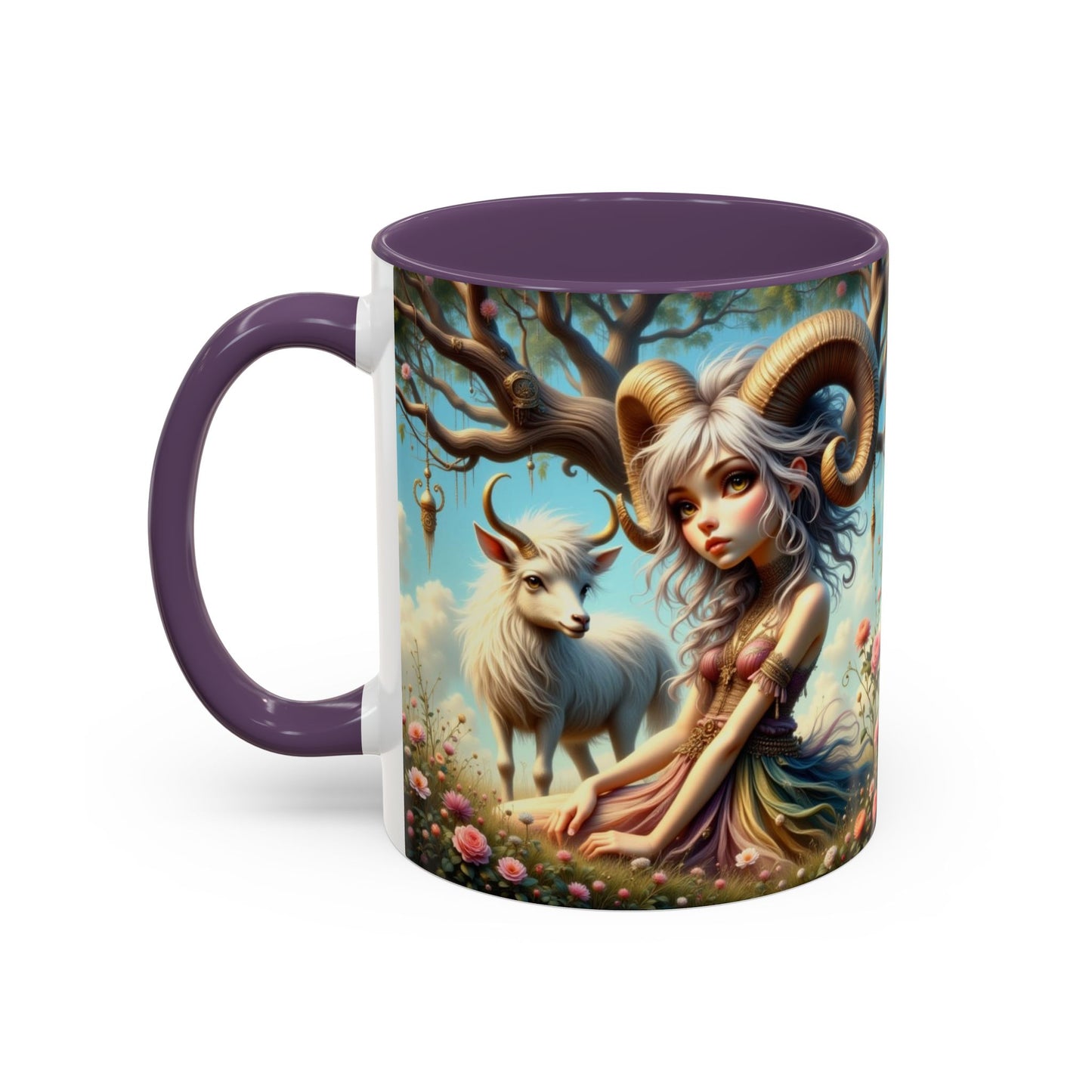 Astrology Aries, Accent Coffee Mug - 11 & 15oz