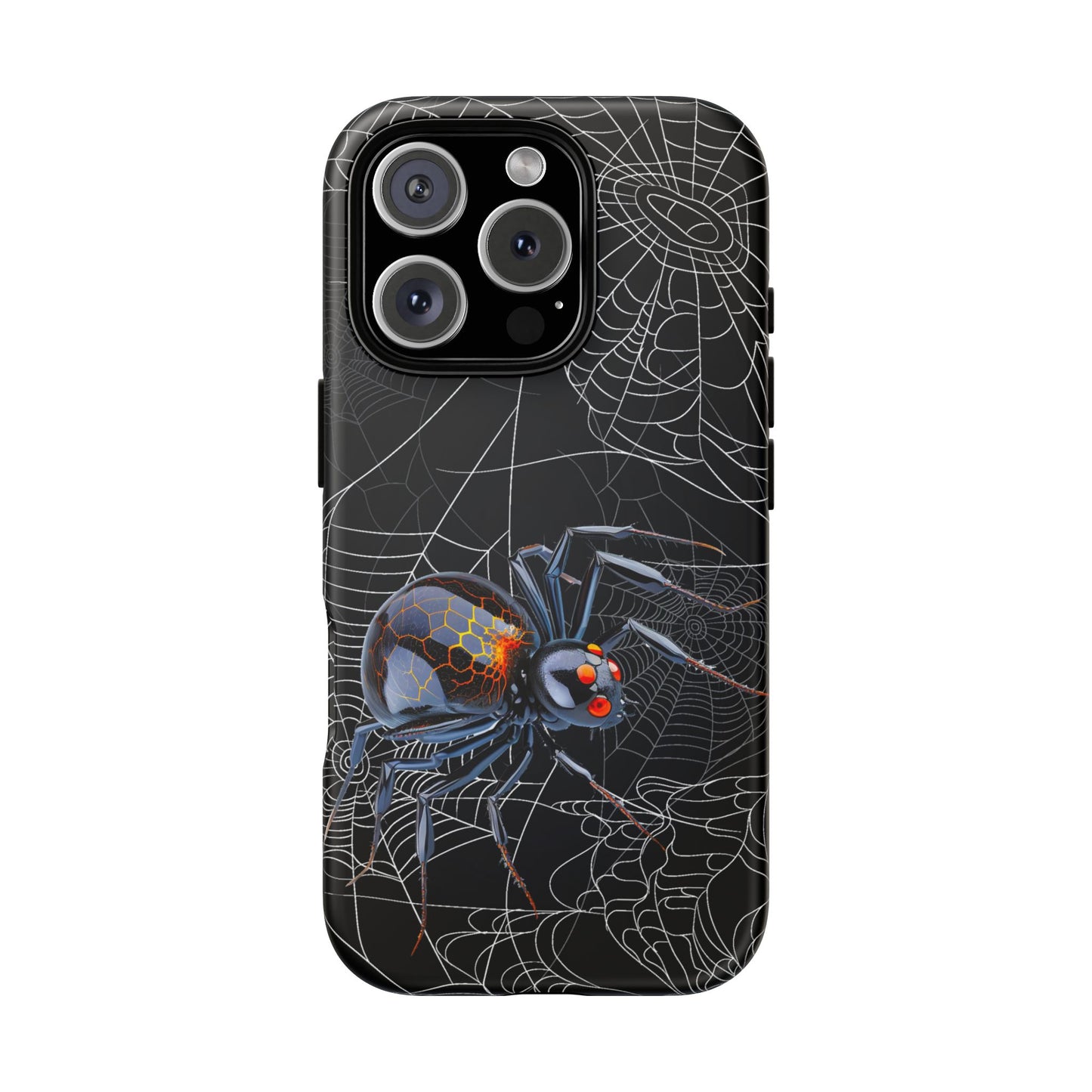 Spider Web Phone Case - Tough Cases for Halloween, Spooky Decor, Gift for Teens, Gothic Style, Unique Customizable Covers