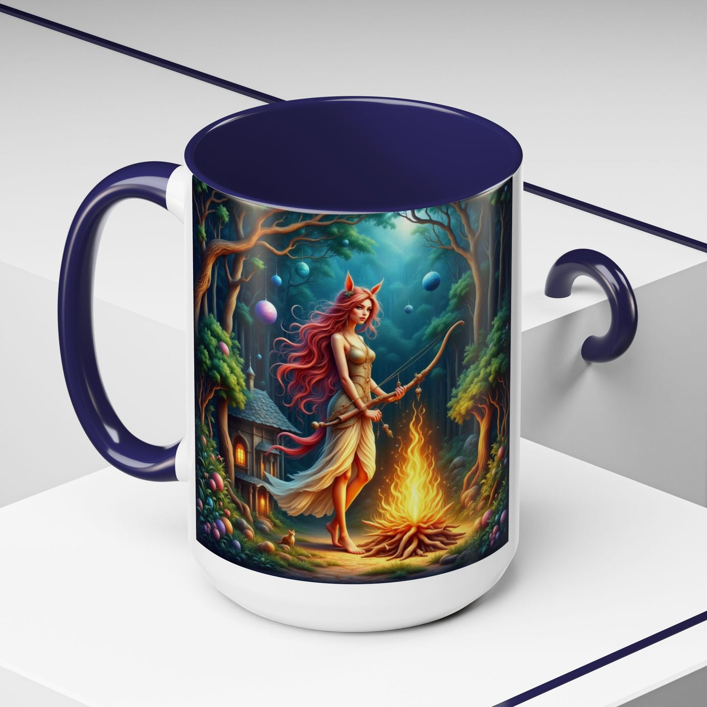 Astrology Sagittarius Accent Coffee Mug (11, 15oz)