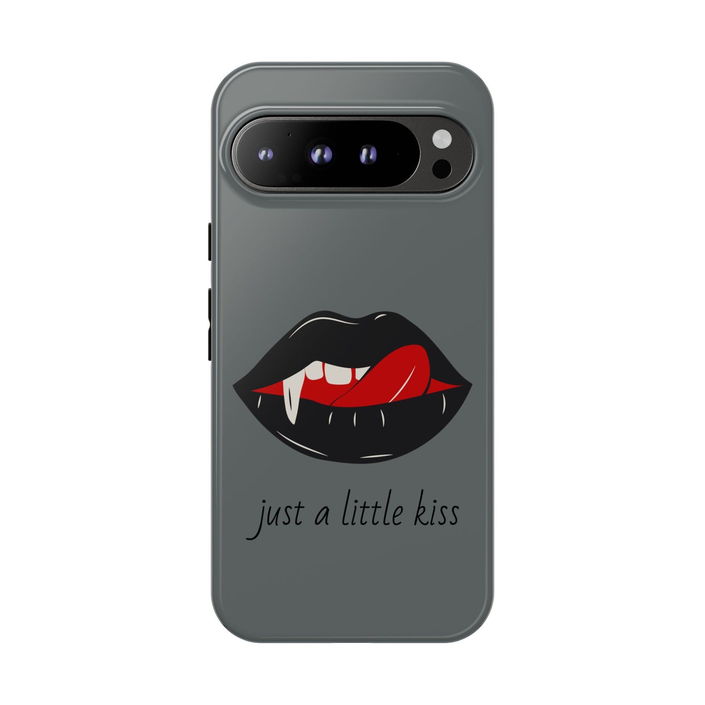 Vampire Lip Phone Case, Edgy Tech Accessories, Halloween Gifts, Goth Aesthetic, Quirky Cell Phone Cover
