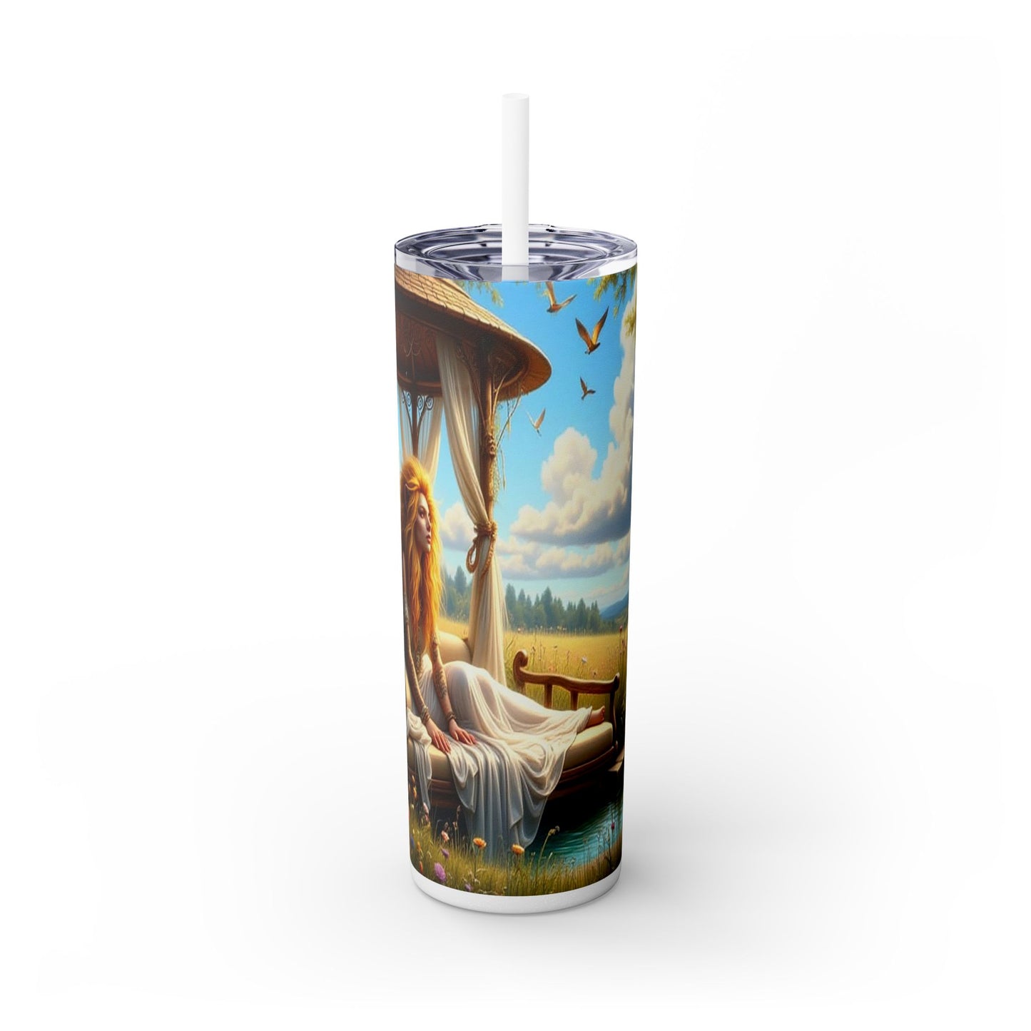 Zodiac Leo Tumbler with Straw, 20oz