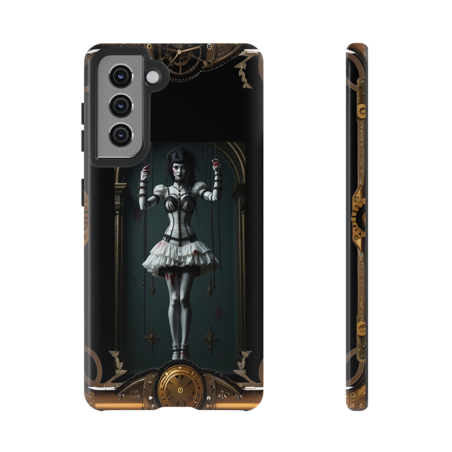 Steampunk Phone Case, Designer Phone Cover, Artistic Mobile Case, Gothic Horror Phone Case