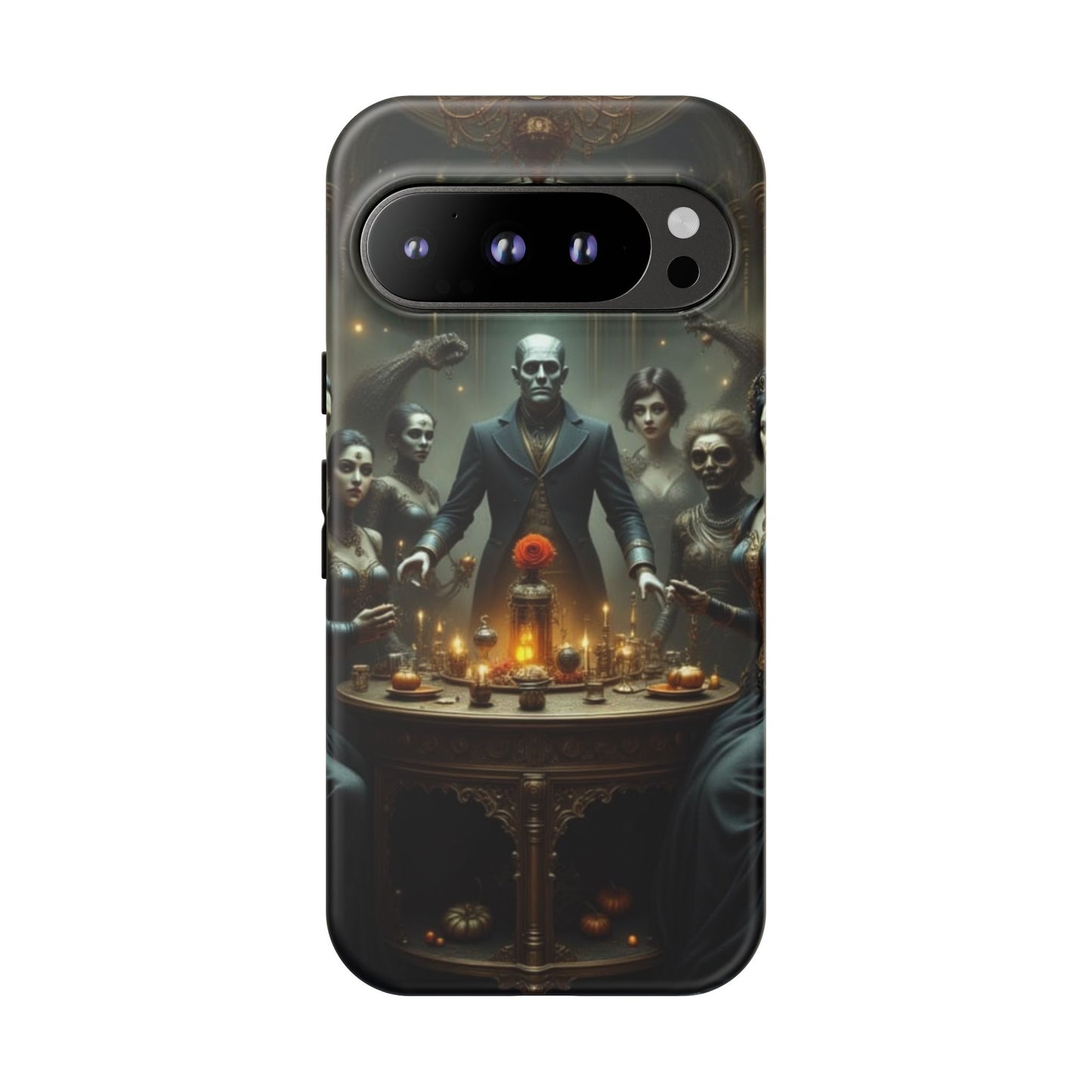 Gothic Phone Case, Unique Tough Cases, Dark Aesthetic Accessories, Perfect Gift for Halloween, Stylish Tech Protection