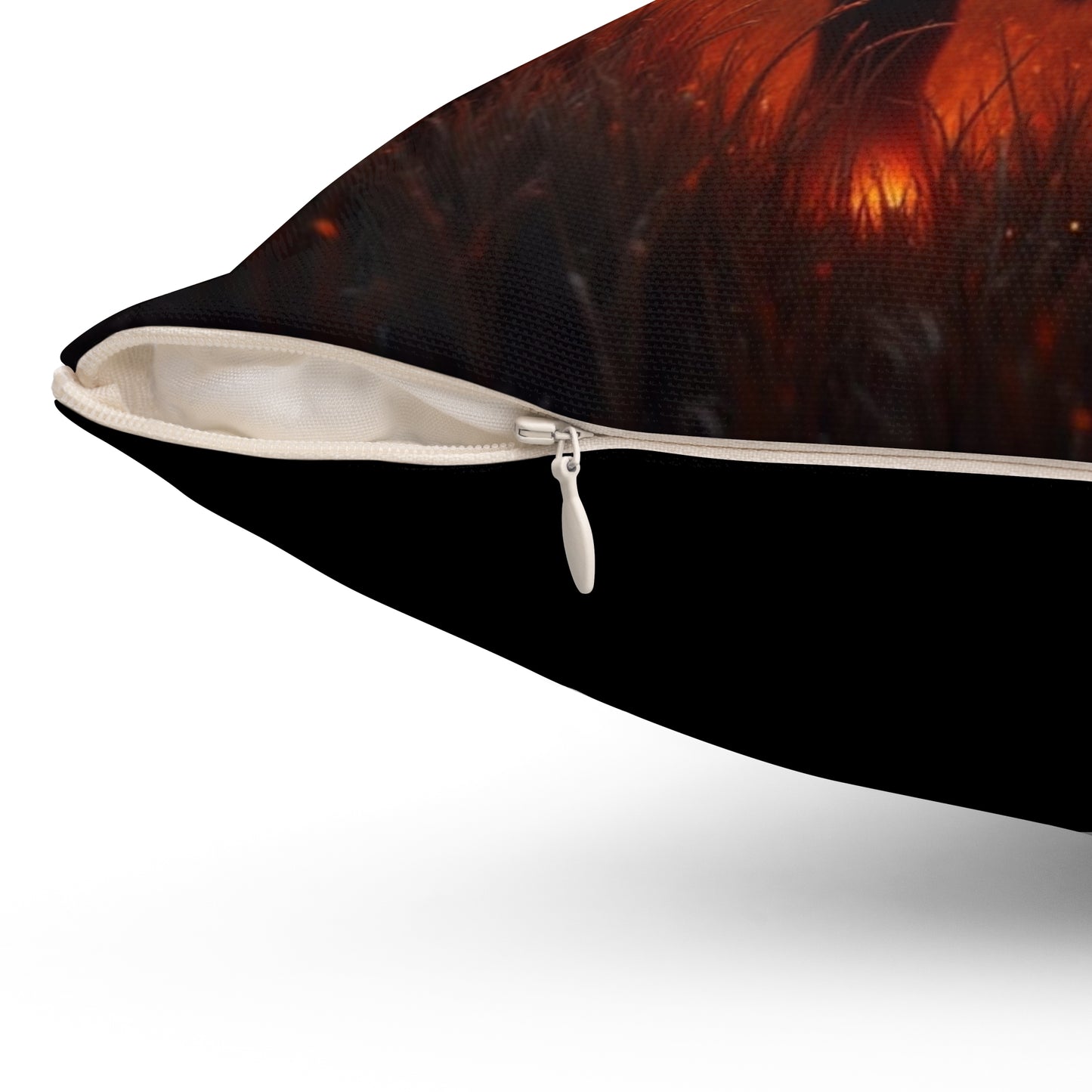 Bold Buffalo Art Pillow, Decorative Cushion for Living Room, Unique Ranch Decor, Gift for Nature Lovers, Home Accent