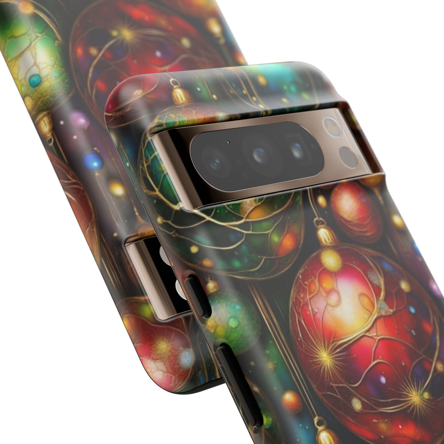 Colorful Holiday Phone Case, Festive Smartphone Cover, Christmas Gift, Artistic Phone Protector, Unique Holiday Accessory