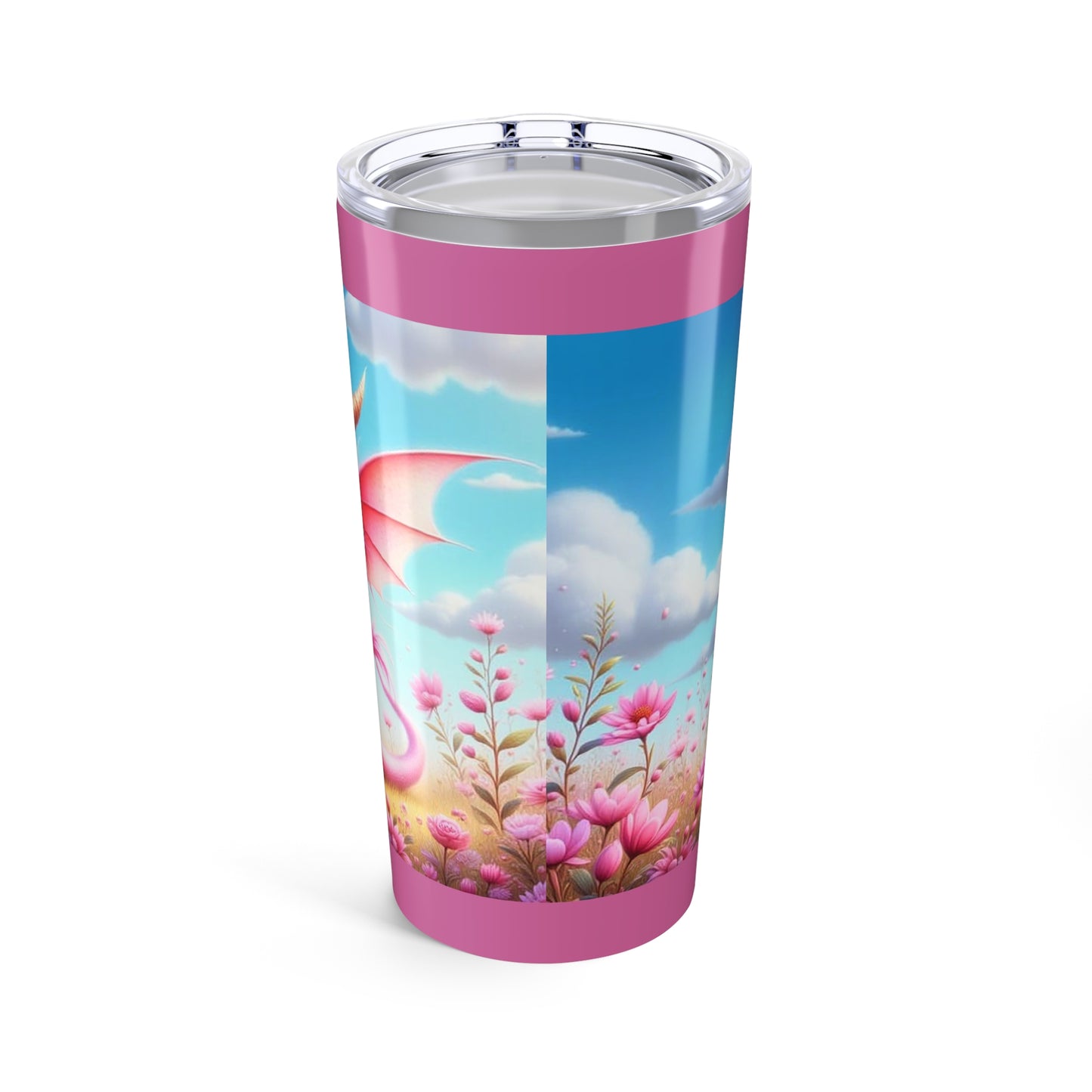 Fantasy Dragon Tumbler 20oz - Cute Drinkware, Magical Gift, Kid's Birthday, Fairy Tale Decor, Halloween Cup