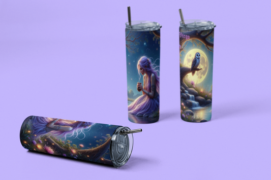 Zodiac Virgo Tumbler with Straw, 20oz