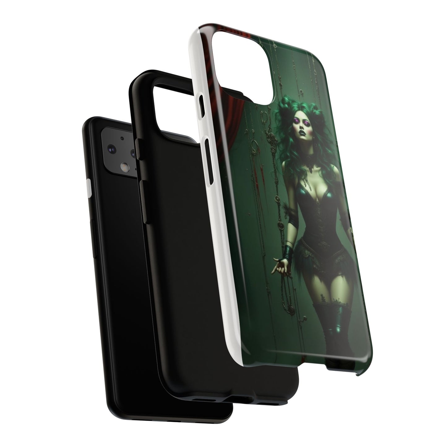 Gothic Phone Case for Tough Souls, Dark Aesthetic, Halloween Gift, Alternative Fashion, Unique Mobile Accessory