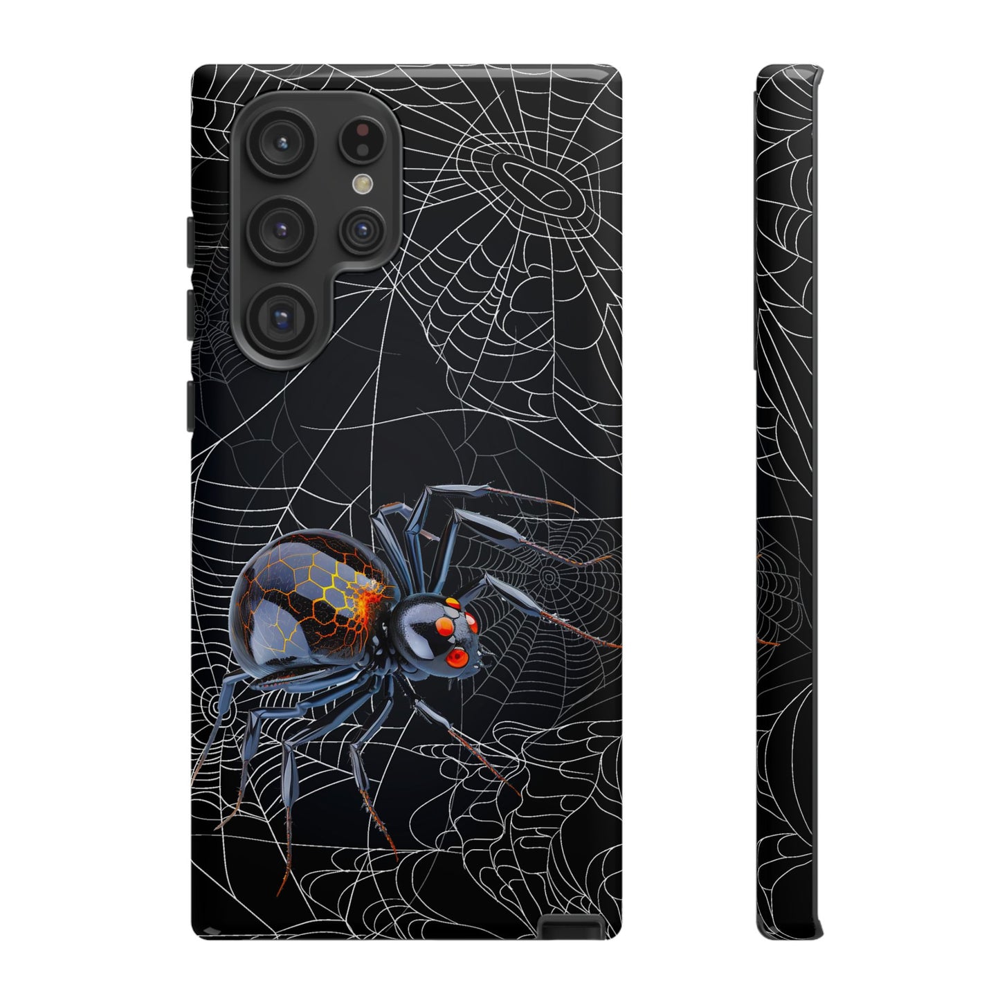 Spider Web Phone Case - Tough Cases for Halloween, Spooky Decor, Gift for Teens, Gothic Style, Unique Customizable Covers
