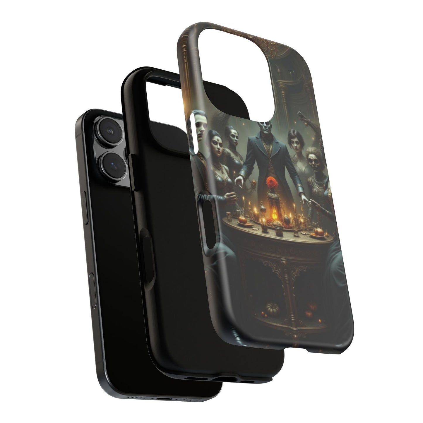 Gothic Phone Case, Unique Tough Cases, Dark Aesthetic Accessories, Perfect Gift for Halloween, Stylish Tech Protection