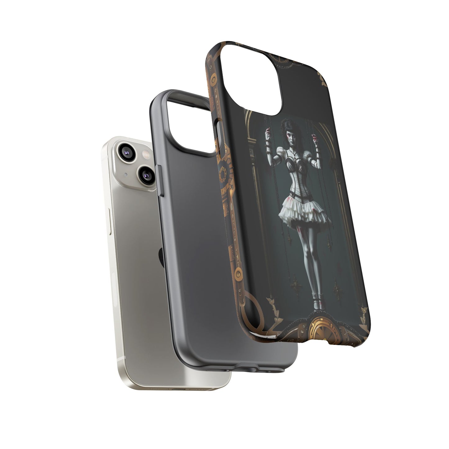 Steampunk Phone Case, Designer Phone Cover, Artistic Mobile Case, Gothic Horror Phone Case