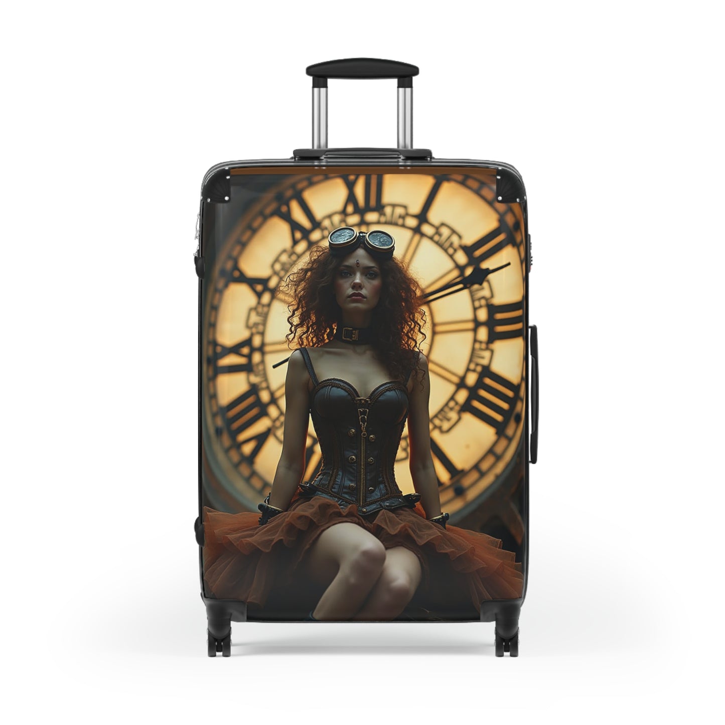 Lucy Steampunk Stylish Suitcase - Unique Travel Luggage for Adventurers, Ideal Gift for Travelers, Vintage-Inspired Travel Gear, Perfect [...]
