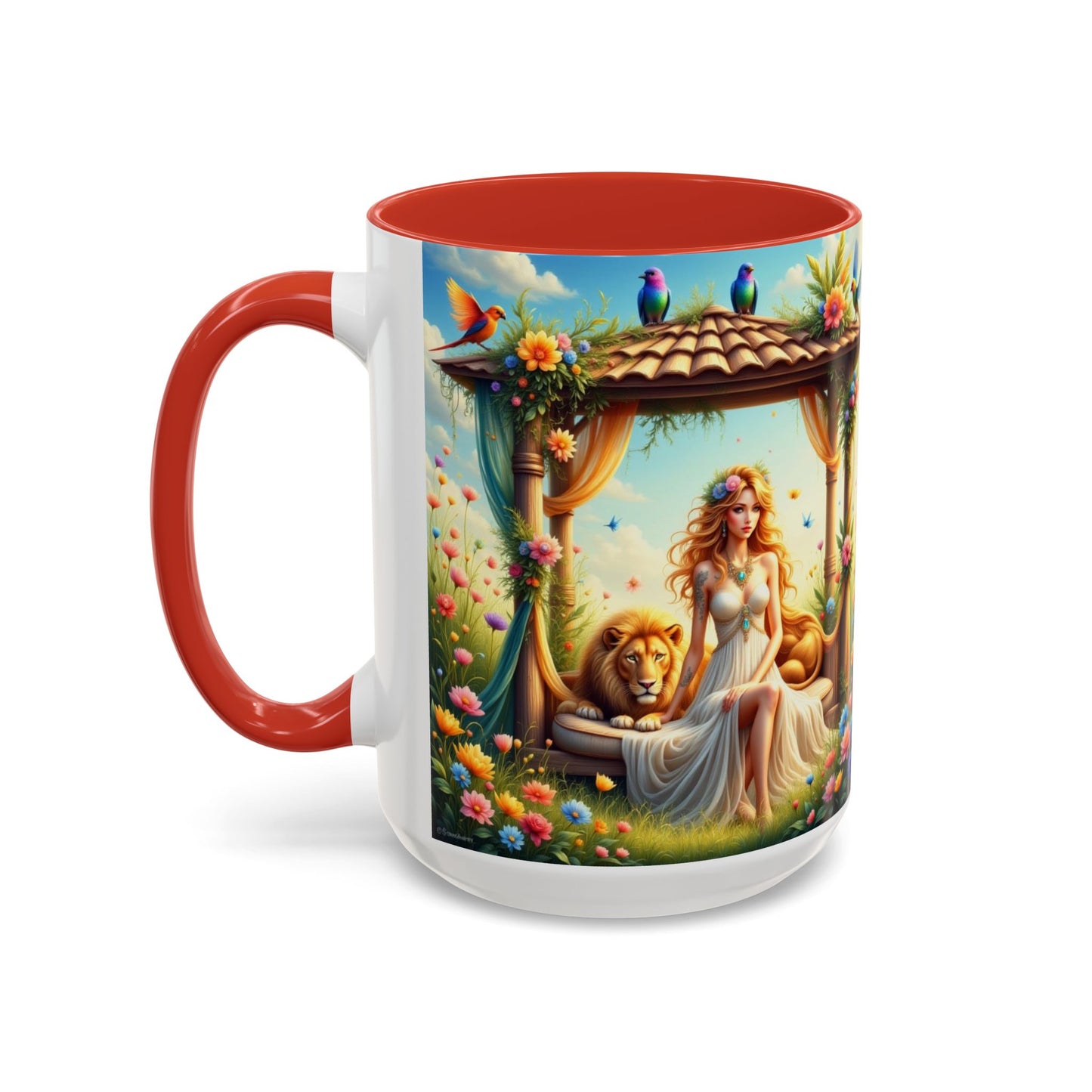 Astrology Leo Accent Coffee Mug (11, 15oz)