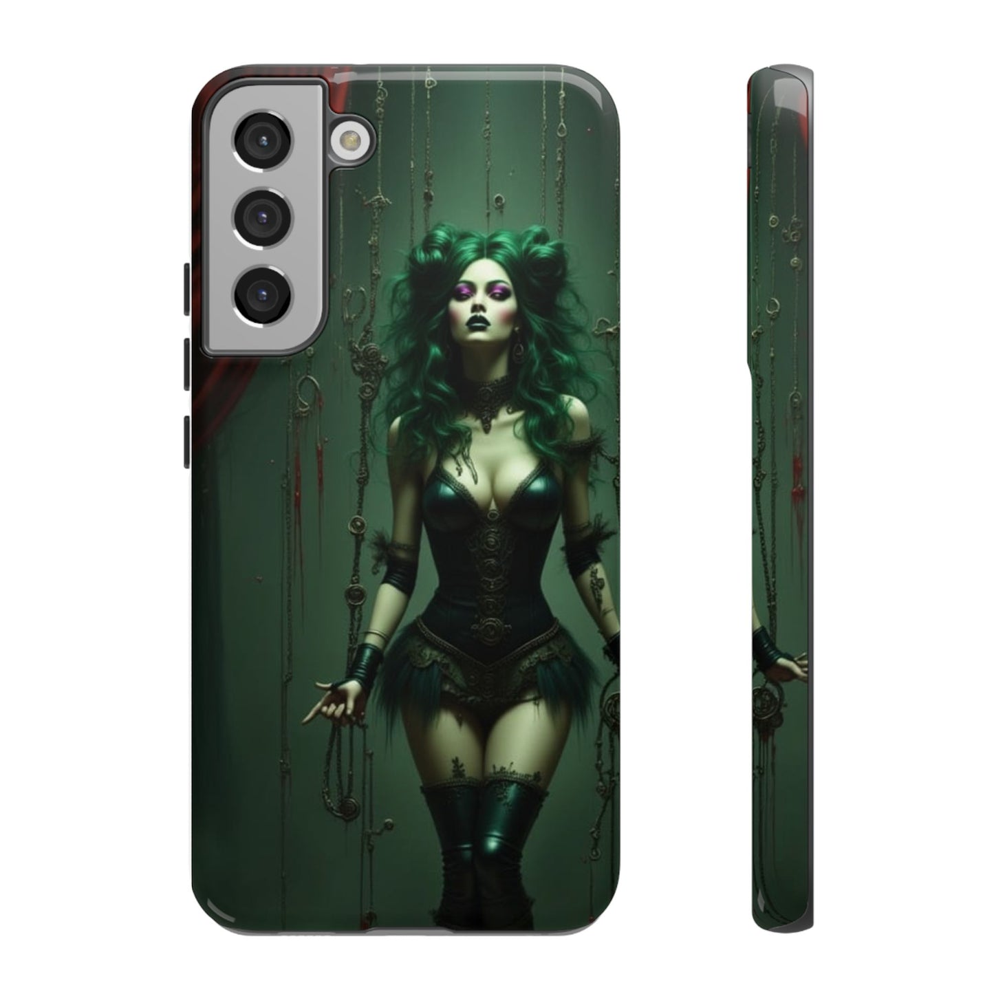 Gothic Phone Case for Tough Souls, Dark Aesthetic, Halloween Gift, Alternative Fashion, Unique Mobile Accessory