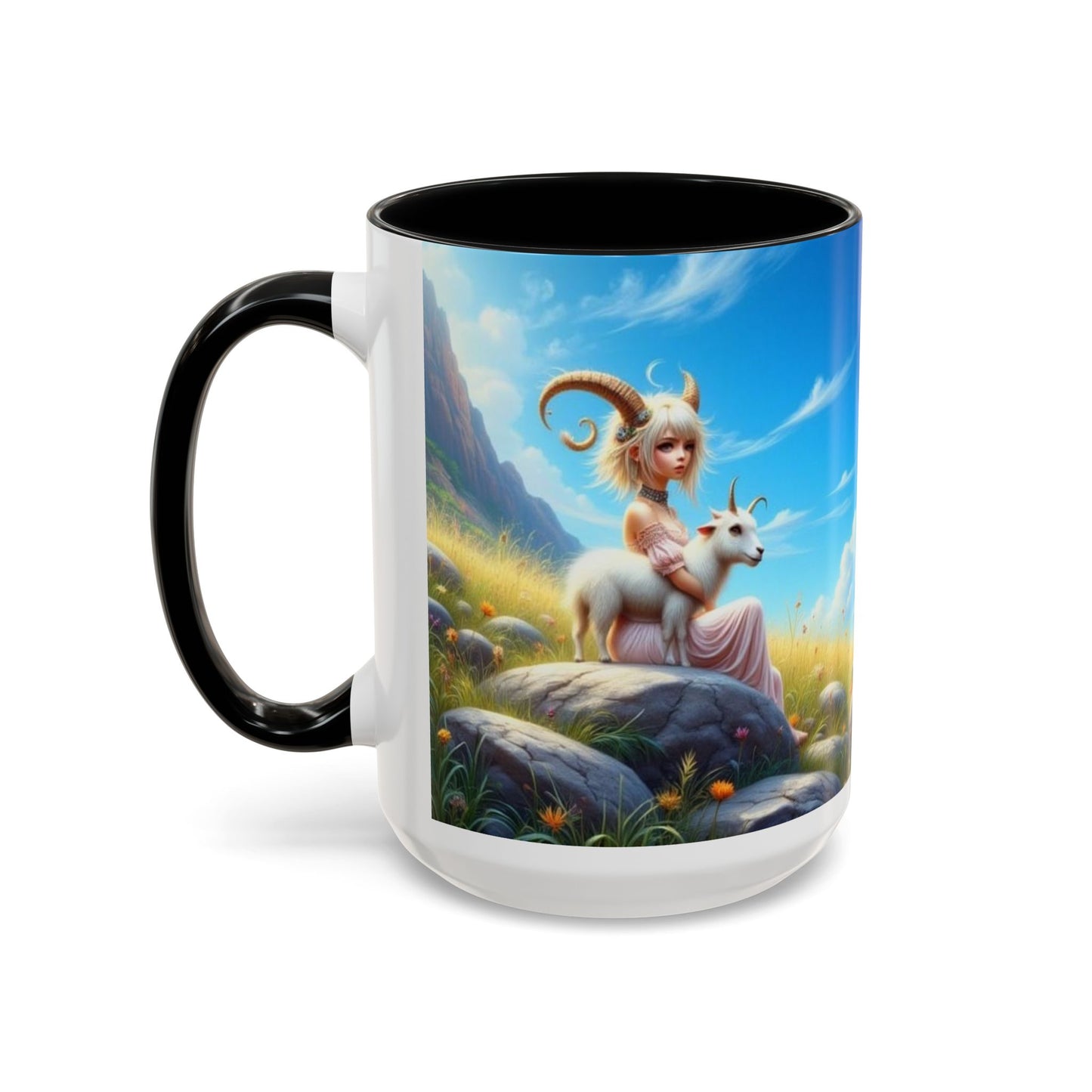 Astrology Capricorn,  Accent Coffee Mug (11, 15oz)