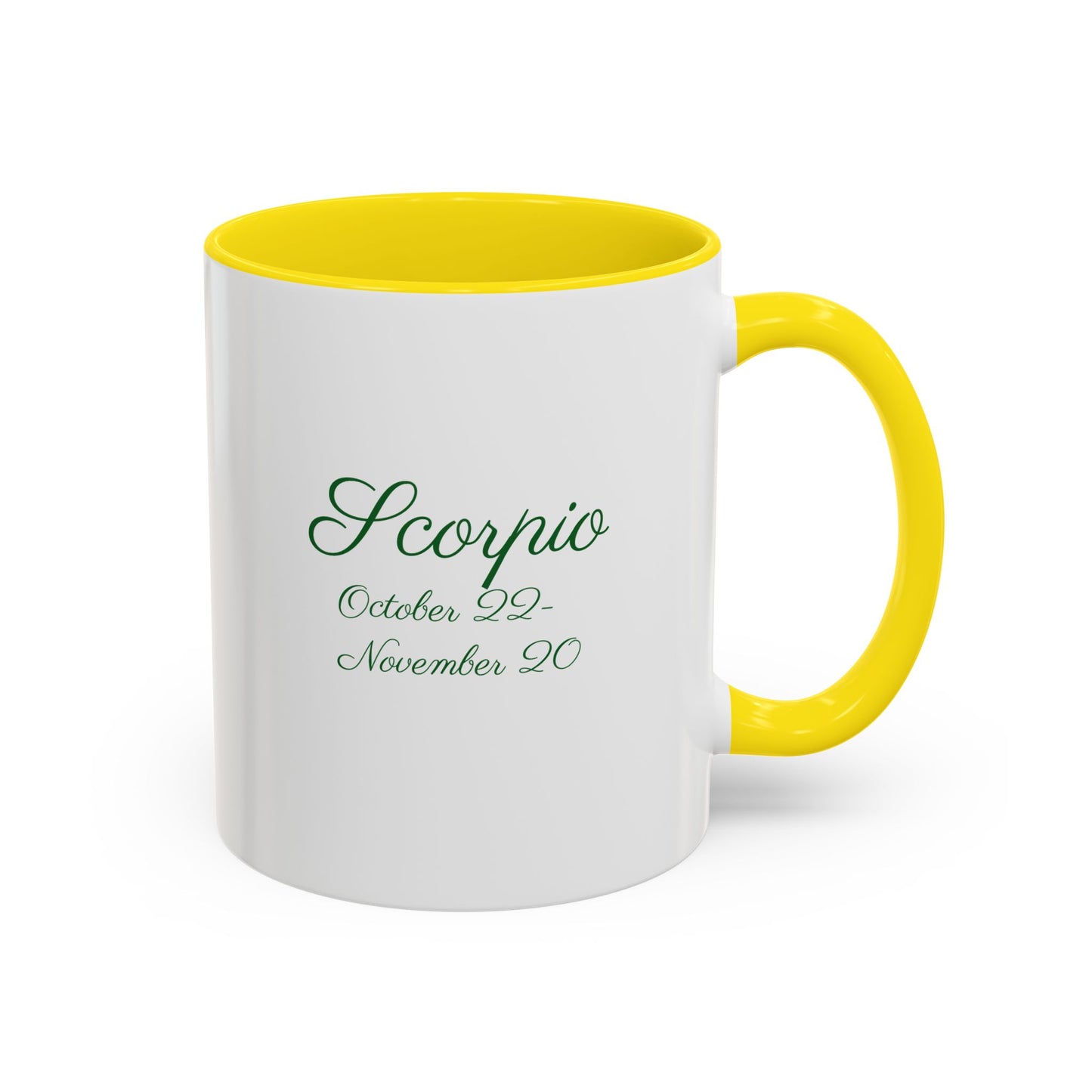 Astrology Scorpio Accent Coffee Mug (11, 15oz)