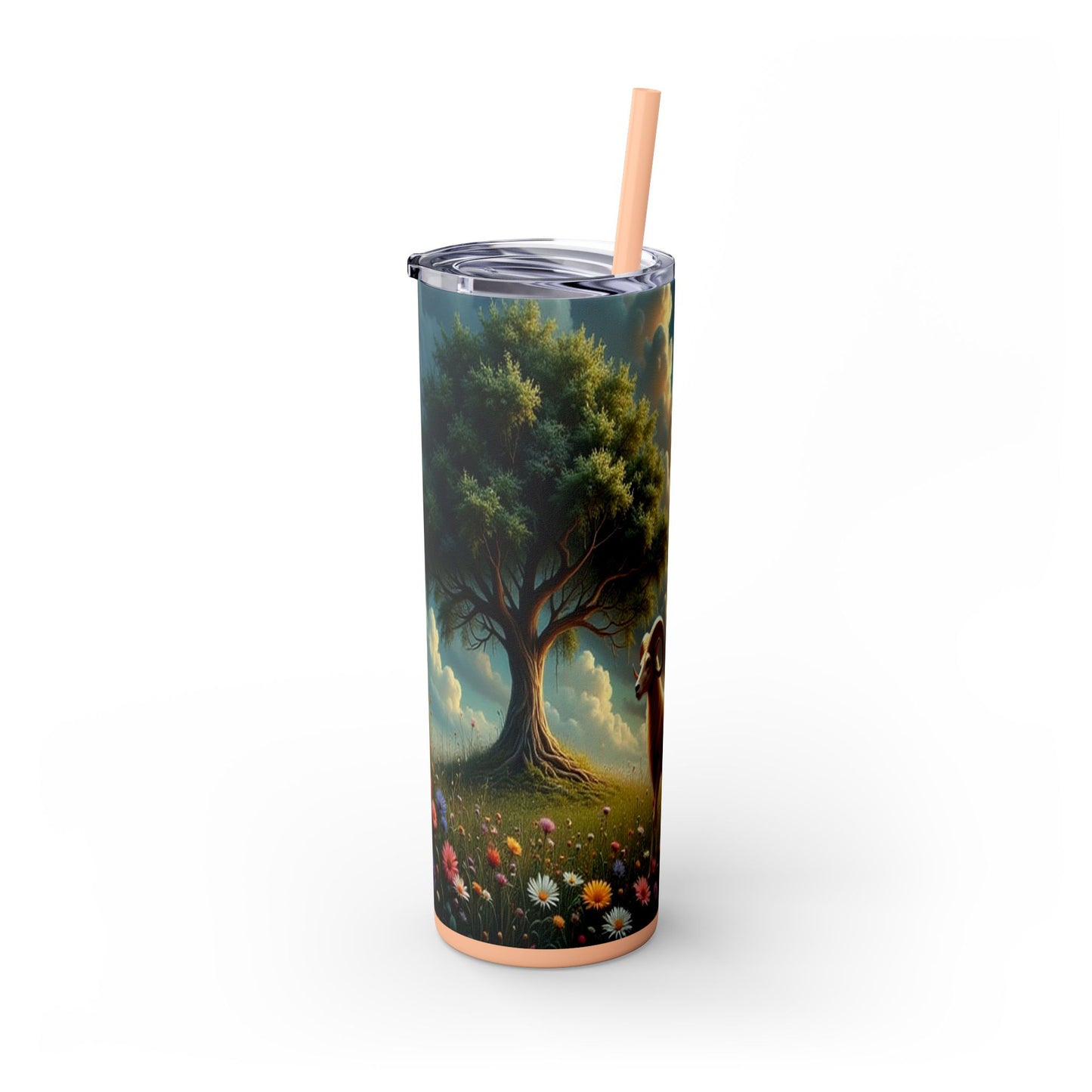 Zodiac Aries Tumbler with Straw, 20oz