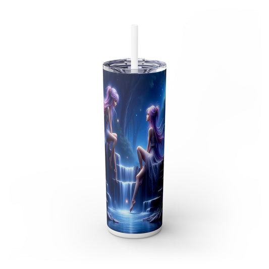 Zodiac Gemini Tumbler with Straw, 20oz