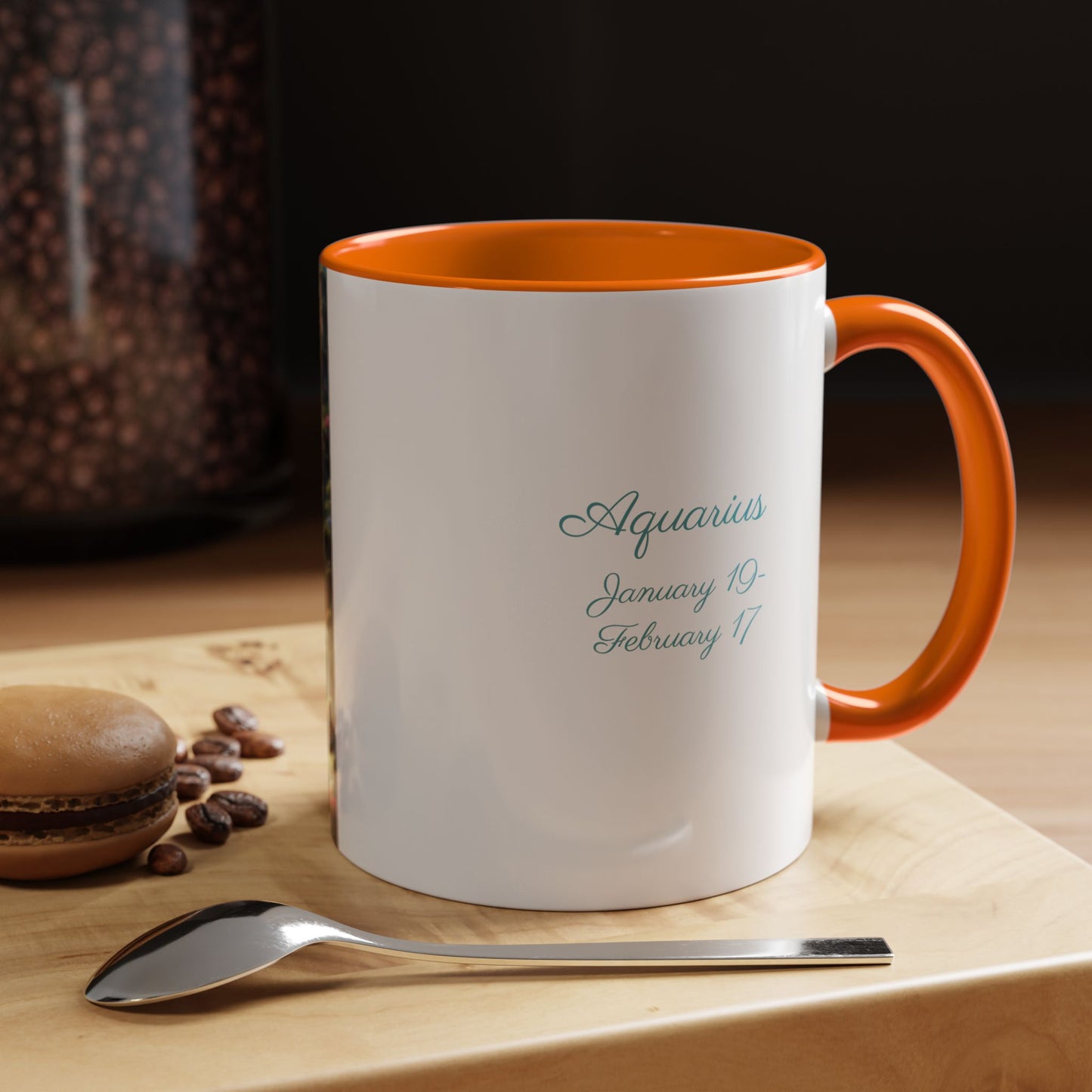Astrology Aquarius, Accent Coffee Mug - 11oz and 15oz