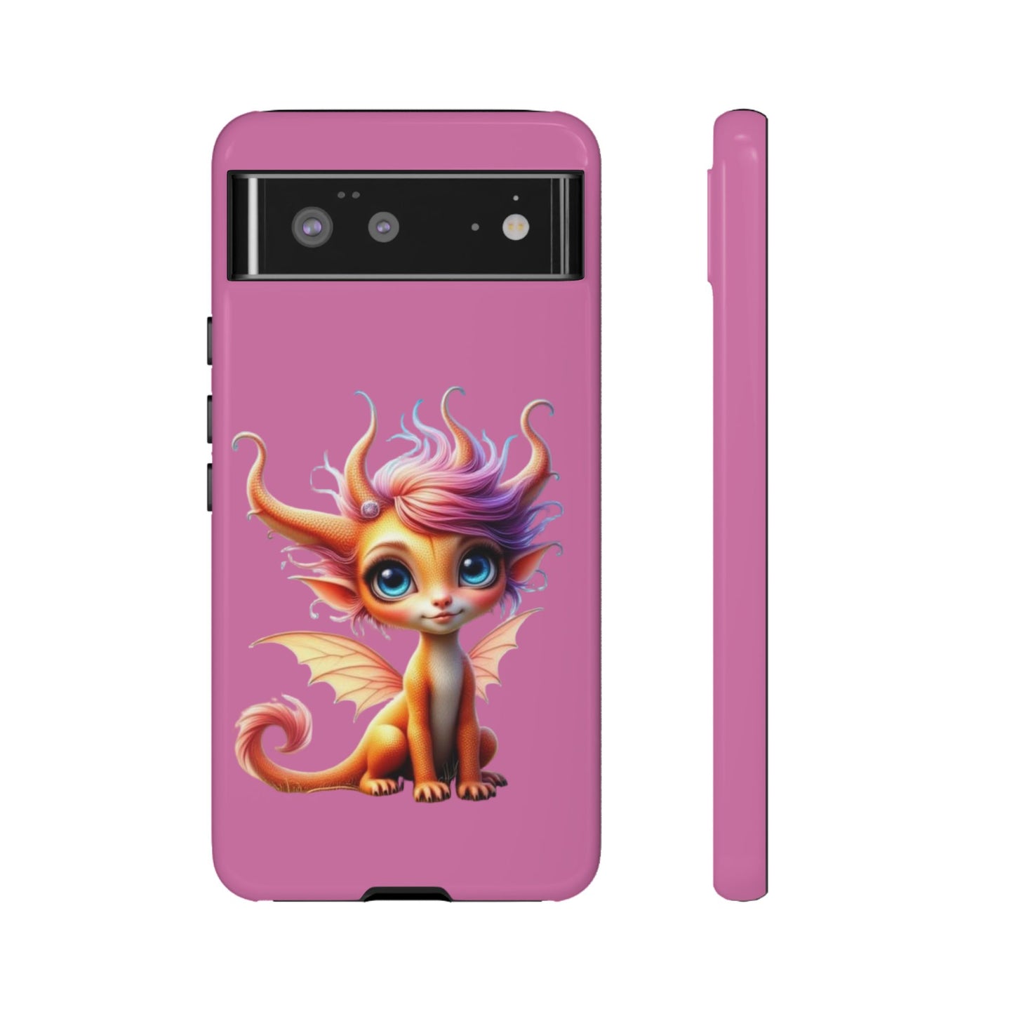 Dragon-Themed Phone Case, Cute Fantasy Phone Cover, Gifts for Kids, Magical Dragon Design, Birthday Present, Phone Accessories