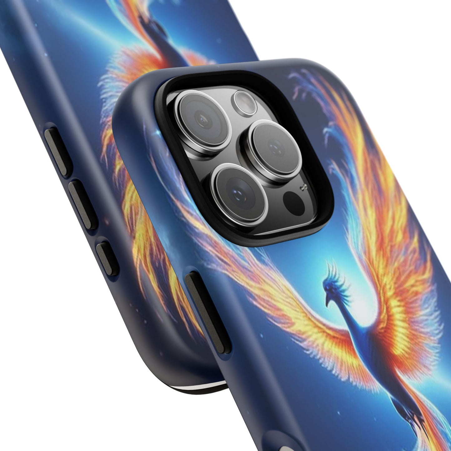 Phoenix Tough Case, Blue Bird Phone Case, Fantasy Designs, Space theme