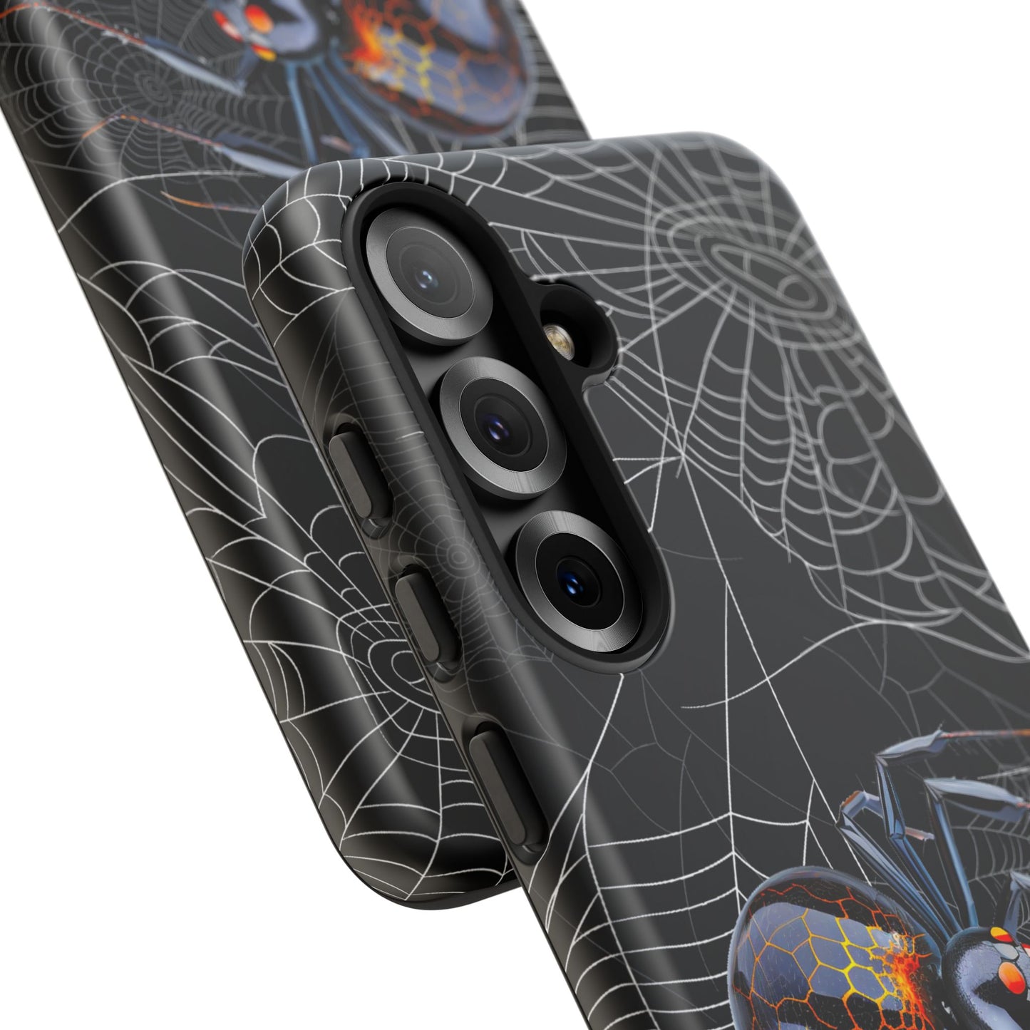 Spider Web Phone Case - Tough Cases for Halloween, Spooky Decor, Gift for Teens, Gothic Style, Unique Customizable Covers
