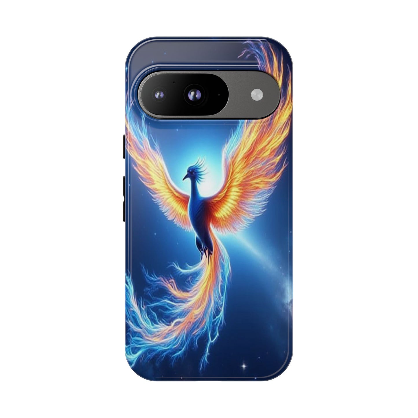 Phoenix Tough Case, Blue Bird Phone Case, Fantasy Designs, Space theme