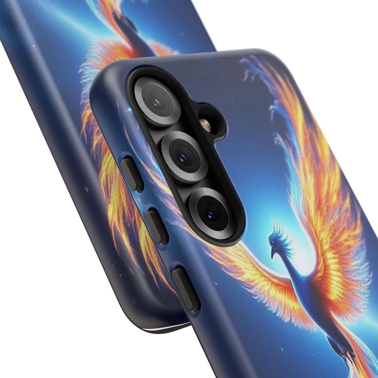 Phoenix Tough Case, Blue Bird Phone Case, Fantasy Designs, Space theme