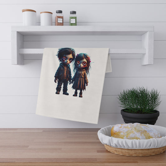 Tiny Terrors Timmy & Tina, Tea Towels (cotton, poly)