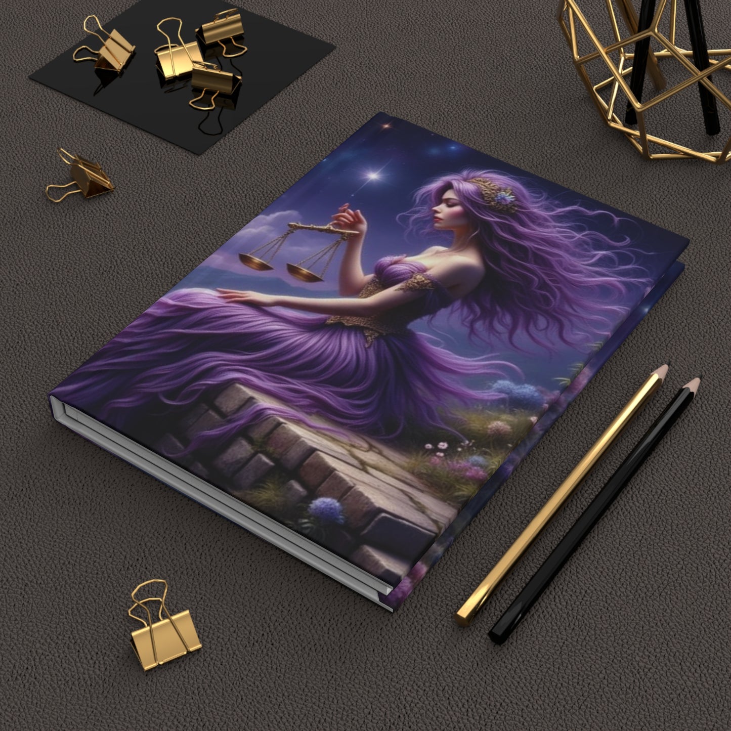 Celestial Dreams Hardcover Journal, Astrology Journal, Fantasy Journal, Cosmic Artwork Notebook, Gift for Dreamers, Perfect for [...]