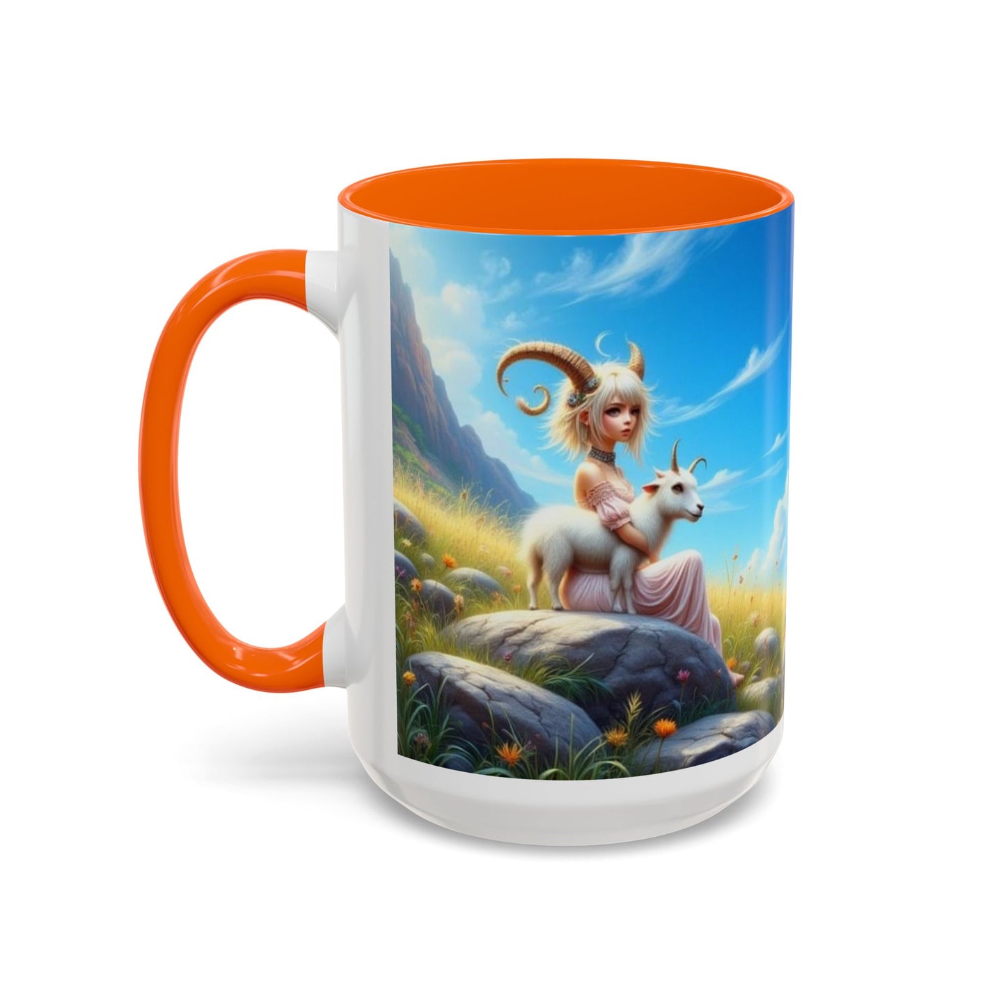 Astrology Capricorn,  Accent Coffee Mug (11, 15oz)