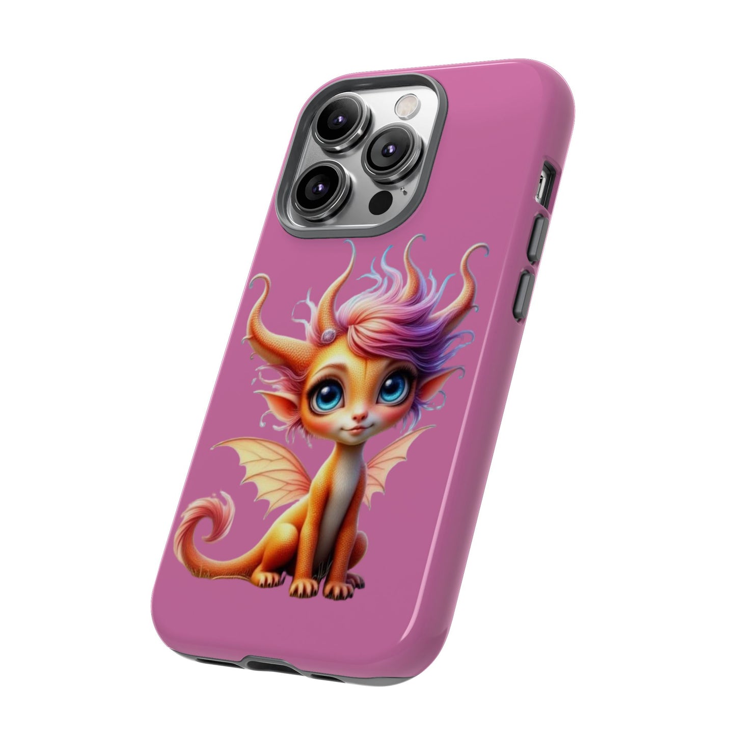 Dragon-Themed Phone Case, Cute Fantasy Phone Cover, Gifts for Kids, Magical Dragon Design, Birthday Present, Phone Accessories