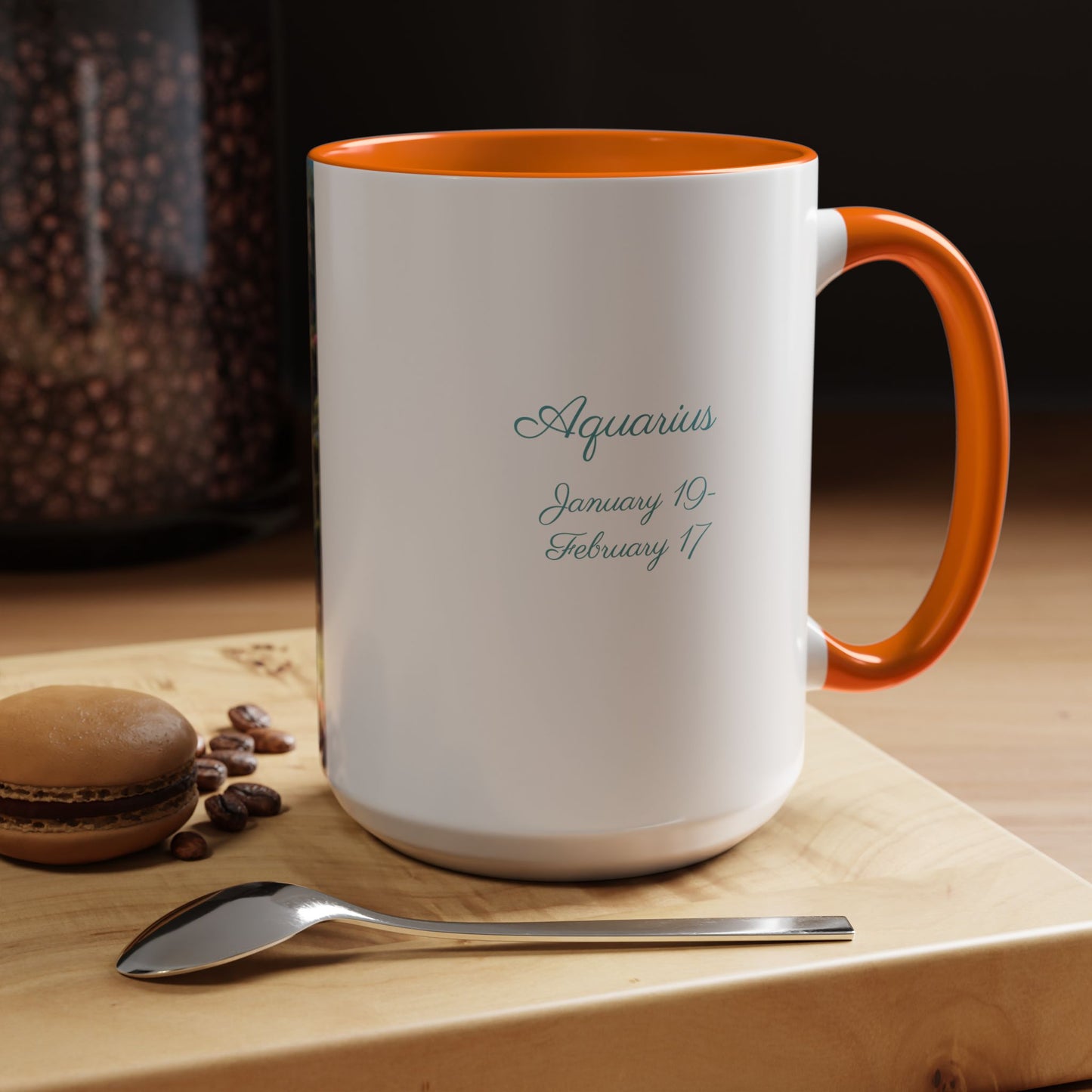 Astrology Aquarius, Accent Coffee Mug - 11oz and 15oz