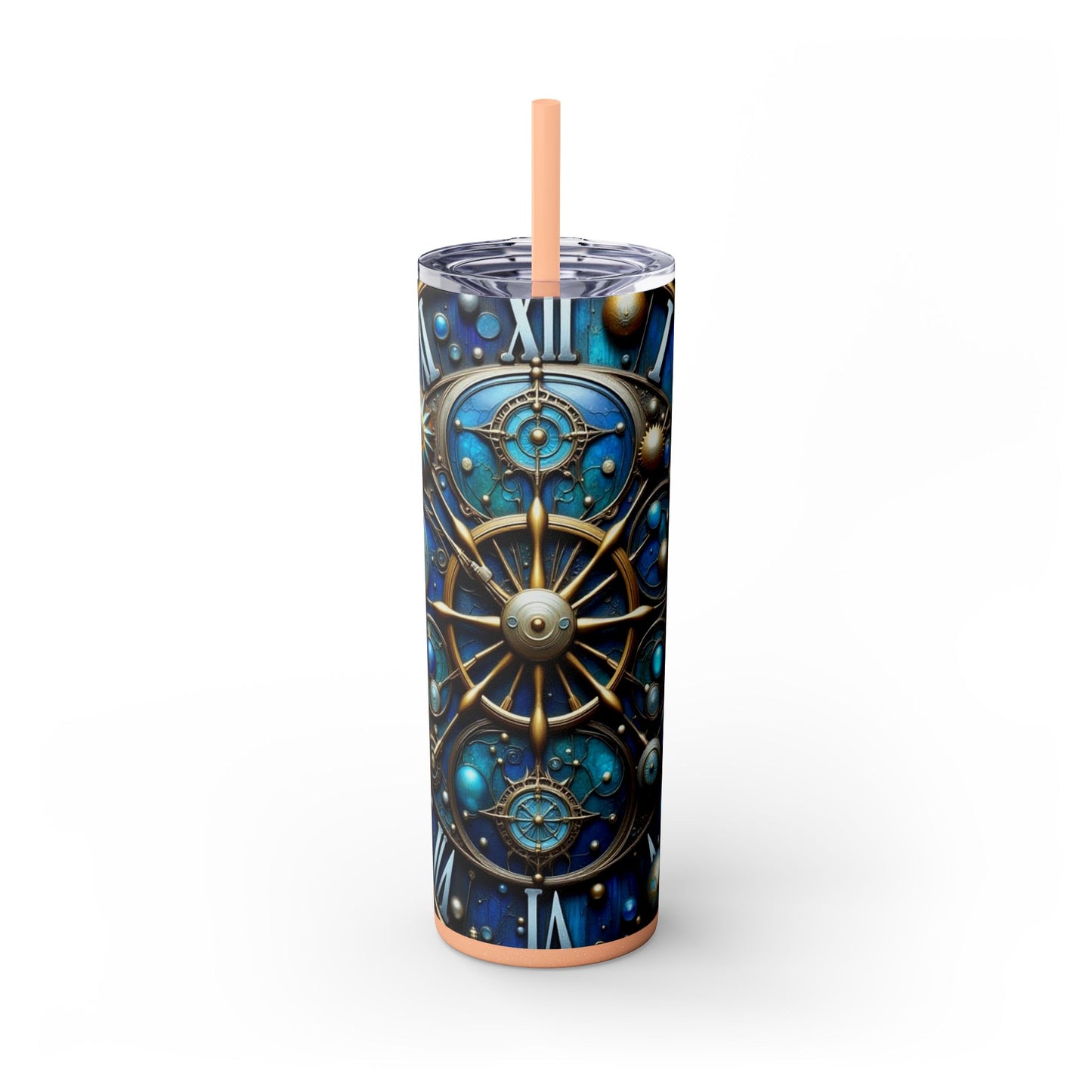 Galactic Skinny Tumbler | 20oz | Cosmic Drinkware, Celestial Design, Astronomy Gift, Party Favors, Starry Night Tumbler