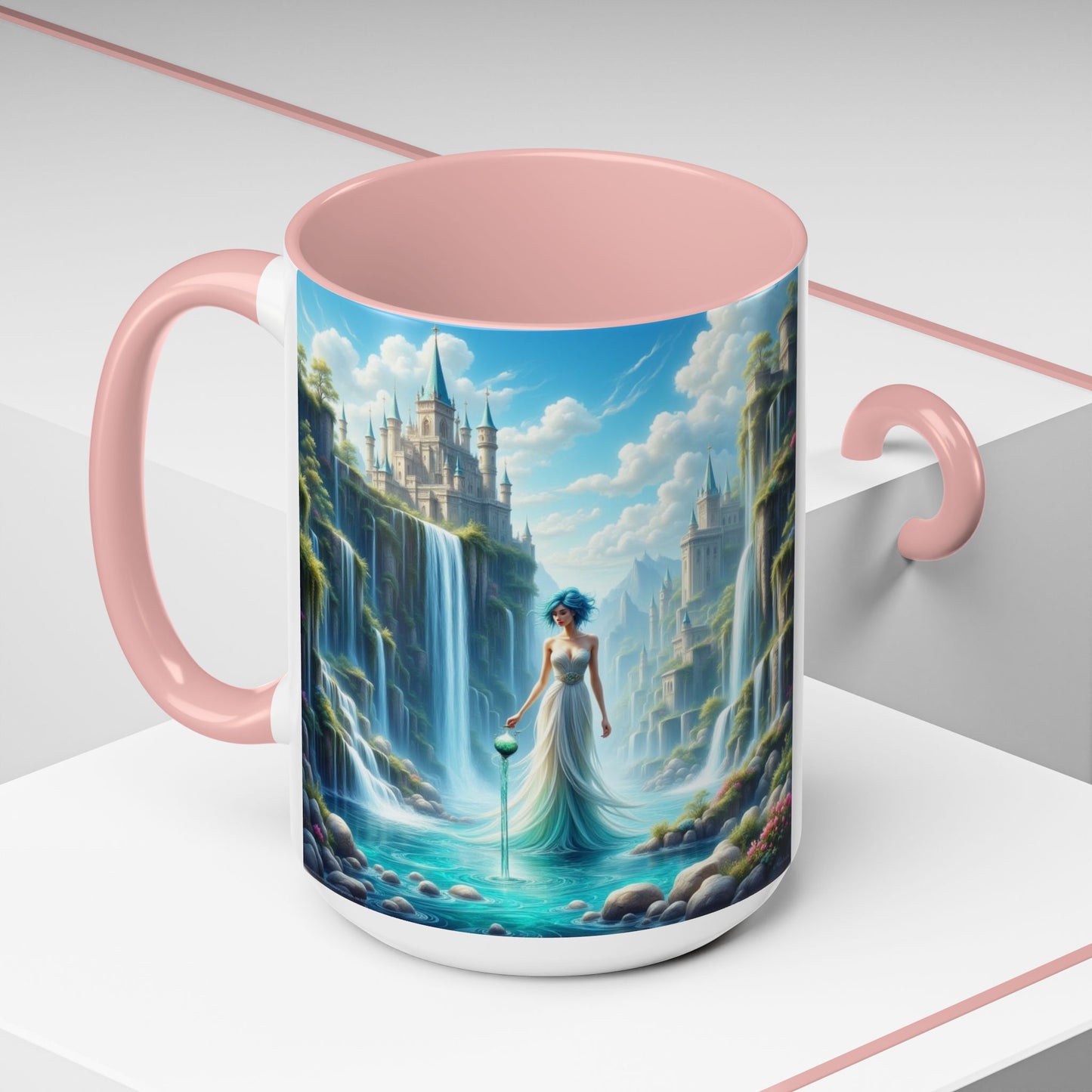 Astrology Aquarius, Accent Coffee Mug - 11oz and 15oz