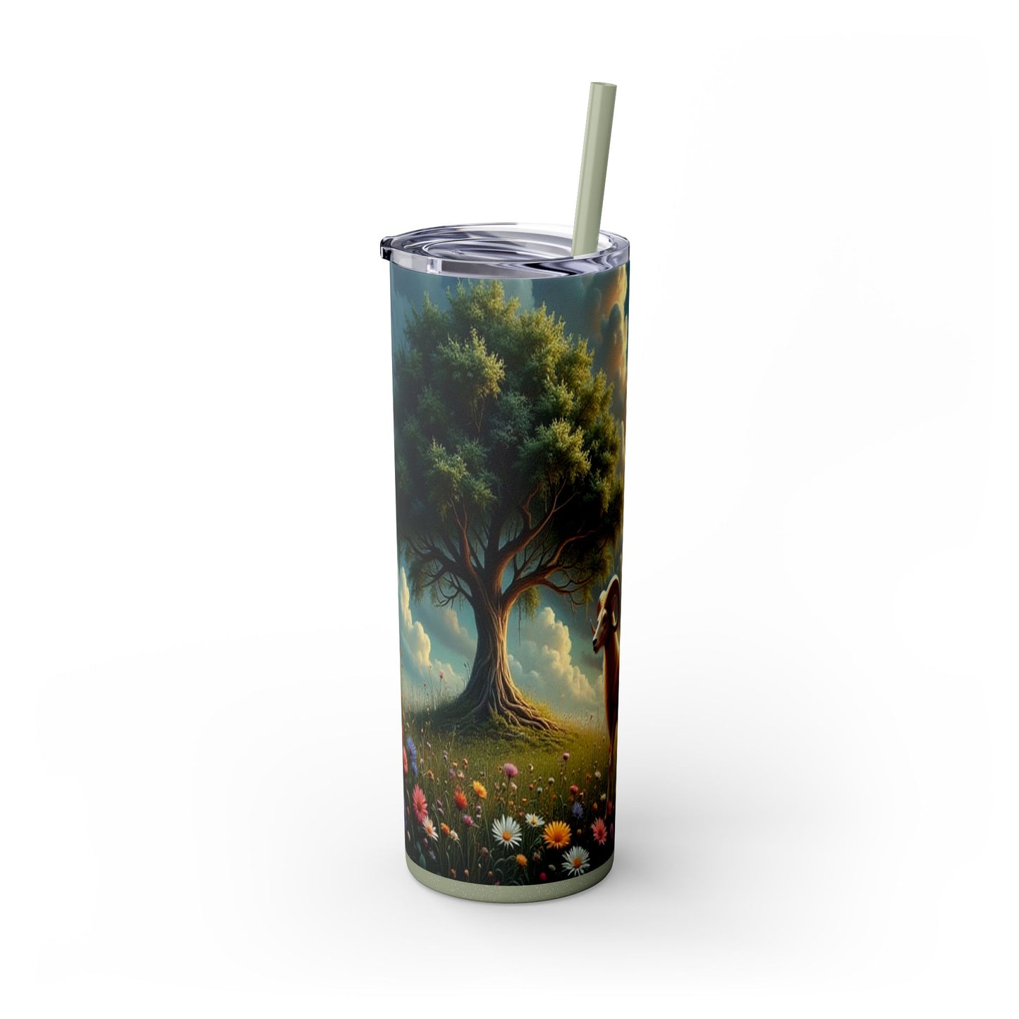 Zodiac Aries Tumbler with Straw, 20oz