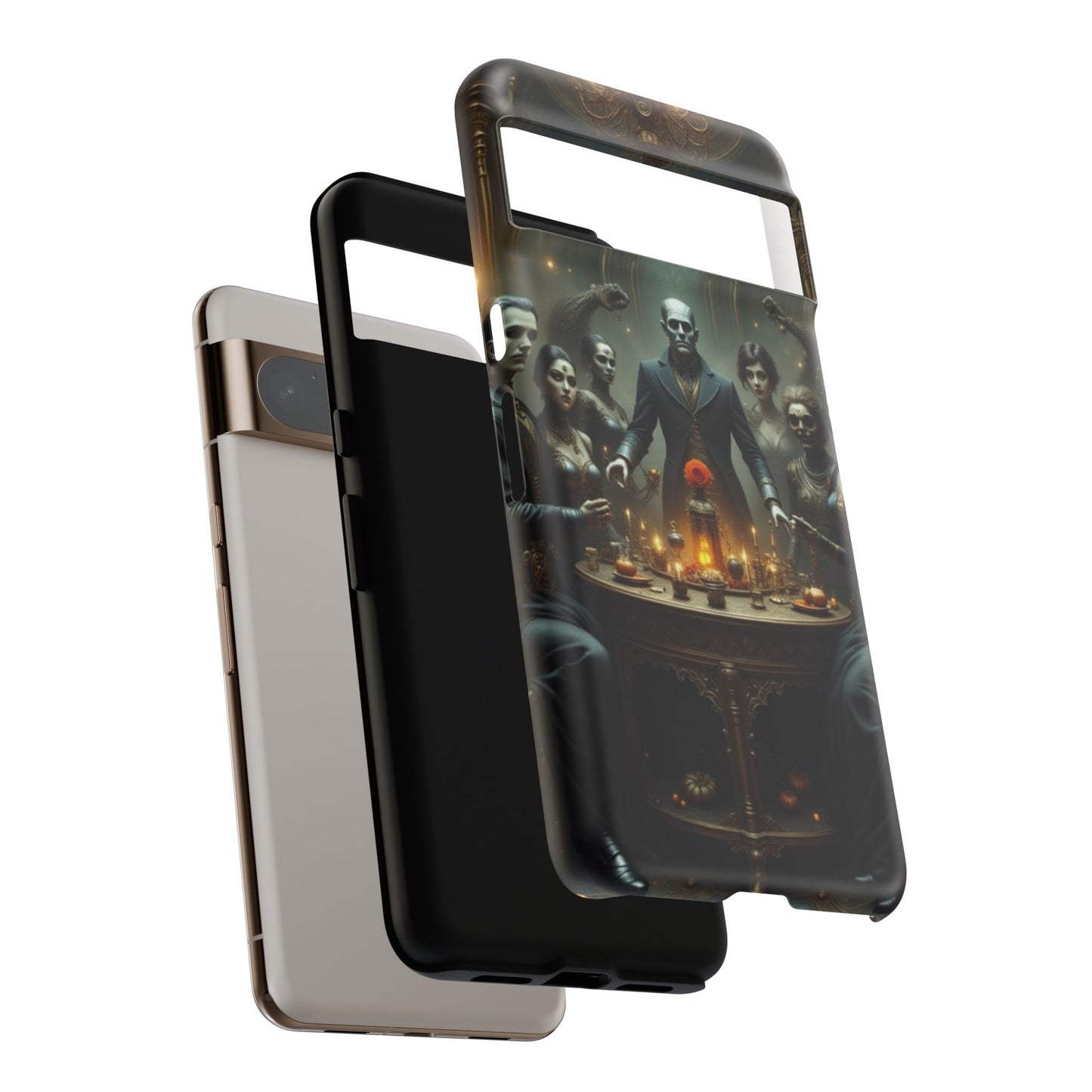 Gothic Phone Case, Unique Tough Cases, Dark Aesthetic Accessories, Perfect Gift for Halloween, Stylish Tech Protection