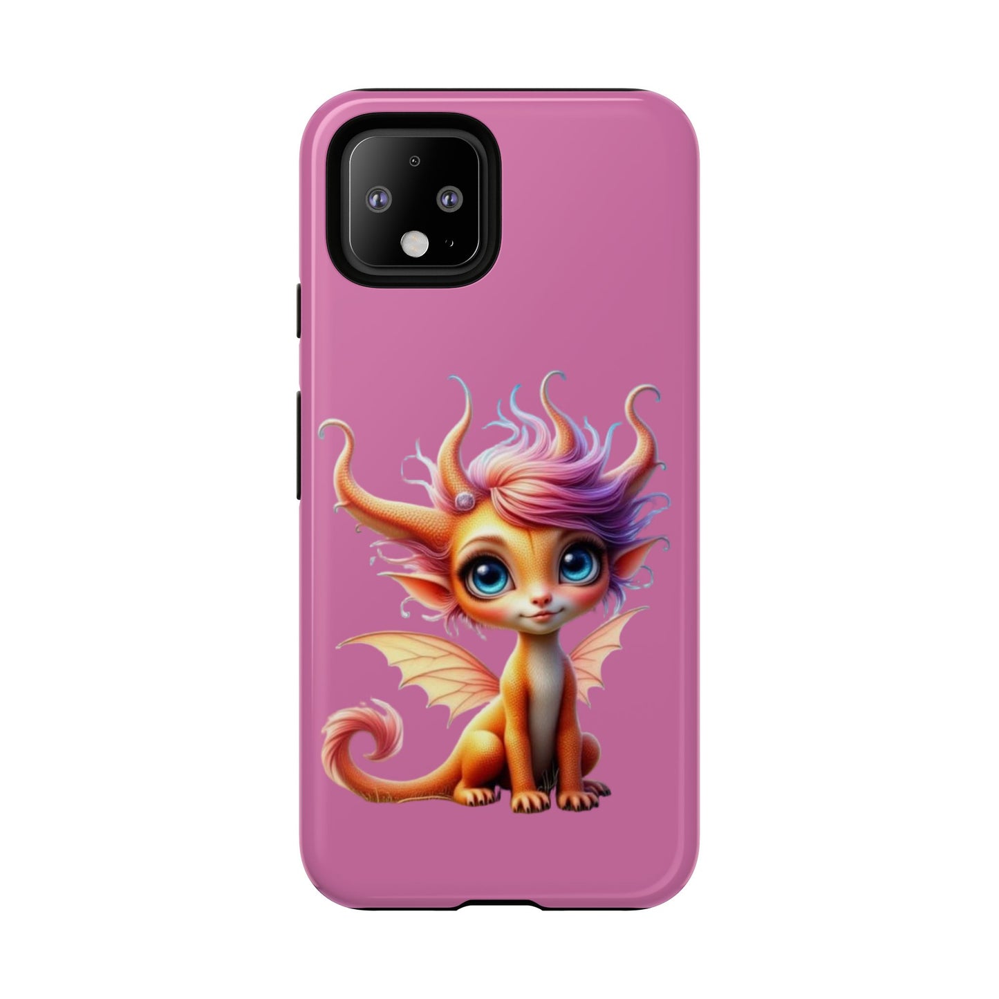 Dragon-Themed Phone Case, Cute Fantasy Phone Cover, Gifts for Kids, Magical Dragon Design, Birthday Present, Phone Accessories