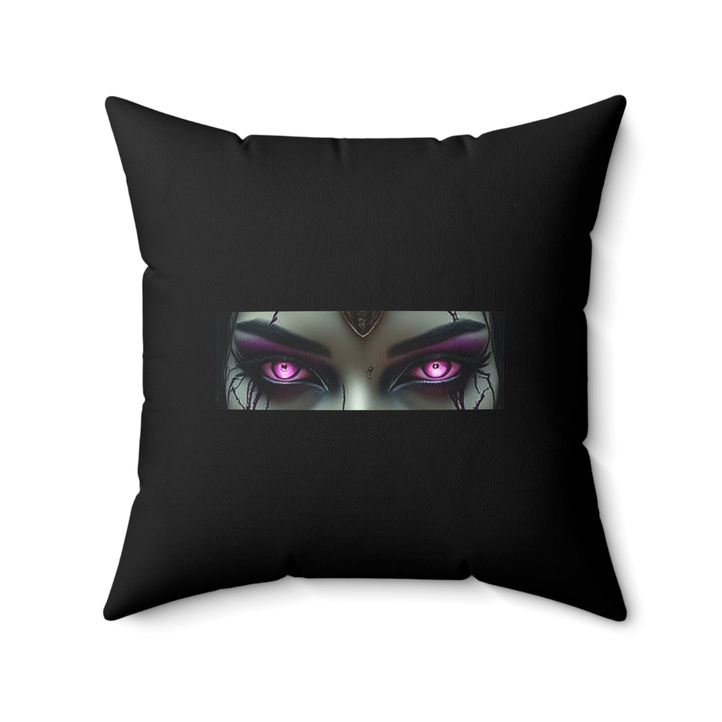 Mystical Velvet Square Pillow, Gothic Home Decor, Witchy Style, Unique Throw Pillow, Cozy Living Room Accent