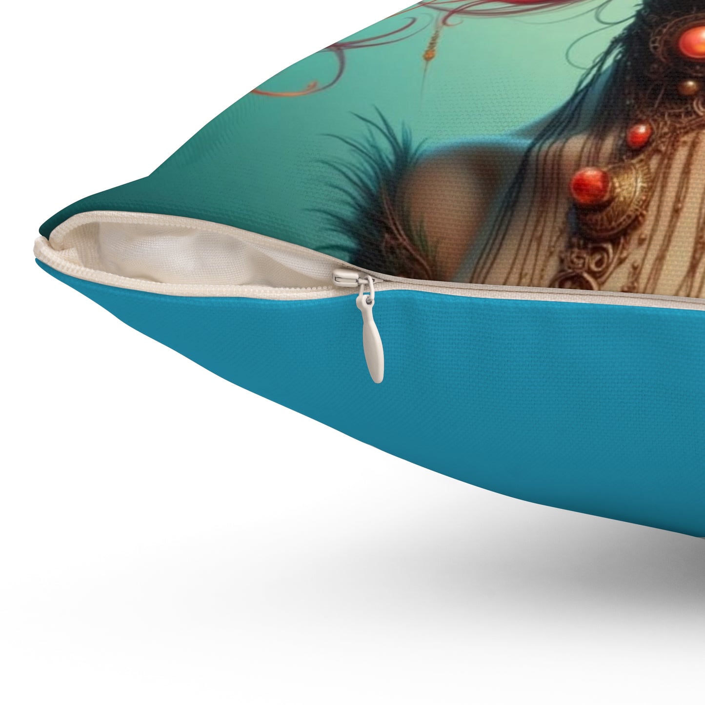 Zodiac Cancer, Whimsical Art Pillow, Decorative Throw Pillow with Fantasy Design, Boho Home Decor, Gift for Art Lovers, Unique Accent Cushion