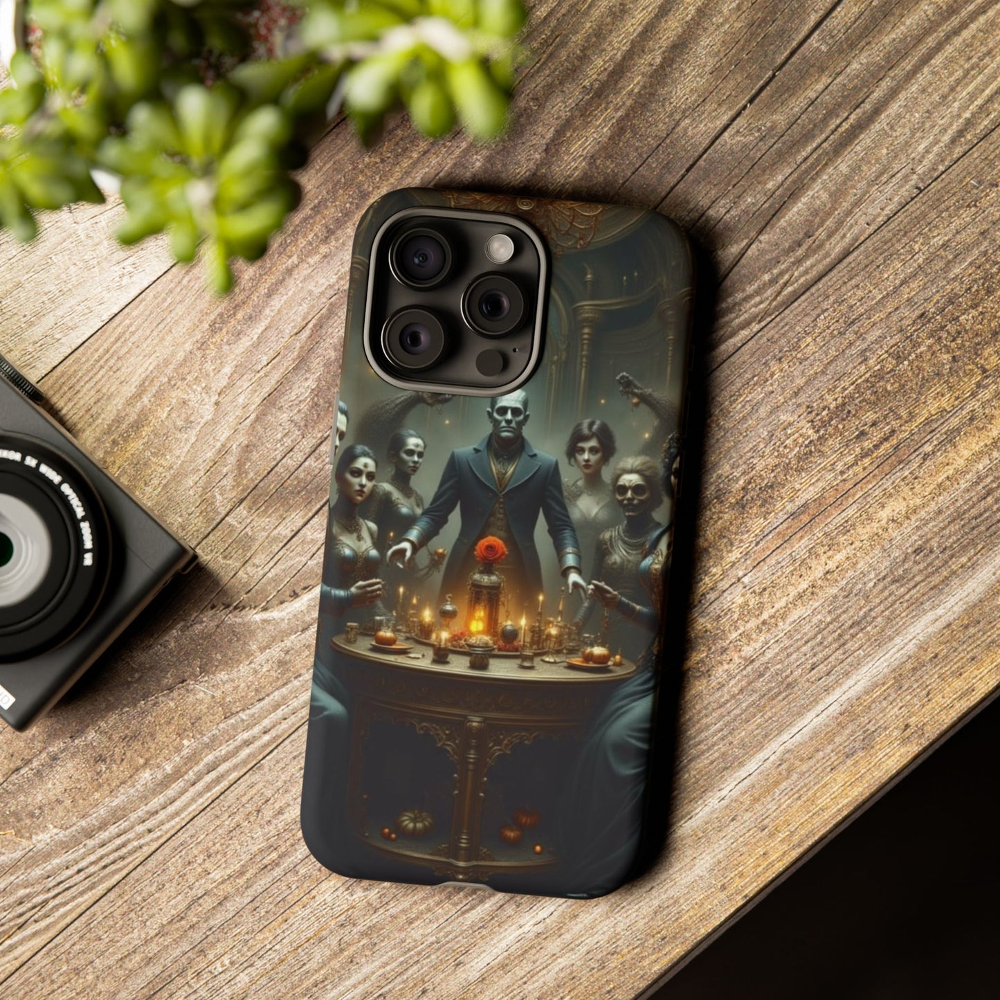 Gothic Phone Case, Unique Tough Cases, Dark Aesthetic Accessories, Perfect Gift for Halloween, Stylish Tech Protection