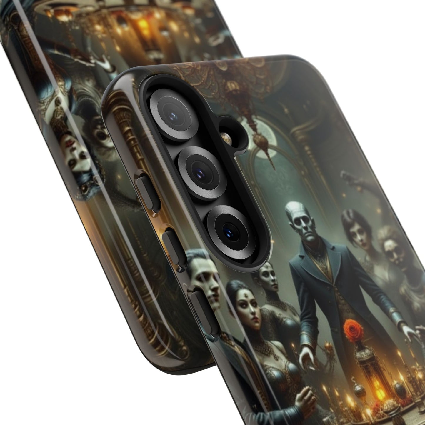 Gothic Phone Case, Unique Tough Cases, Dark Aesthetic Accessories, Perfect Gift for Halloween, Stylish Tech Protection