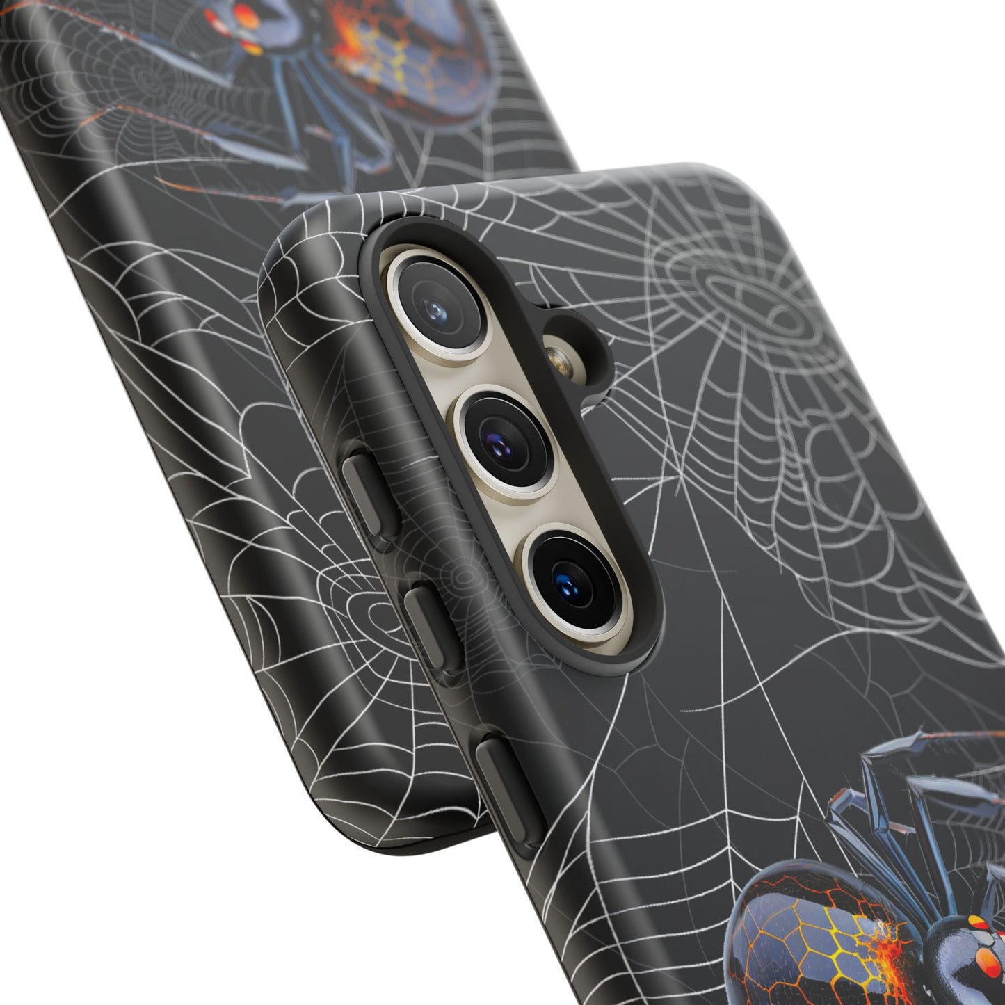Spider Web Phone Case - Tough Cases for Halloween, Spooky Decor, Gift for Teens, Gothic Style, Unique Customizable Covers