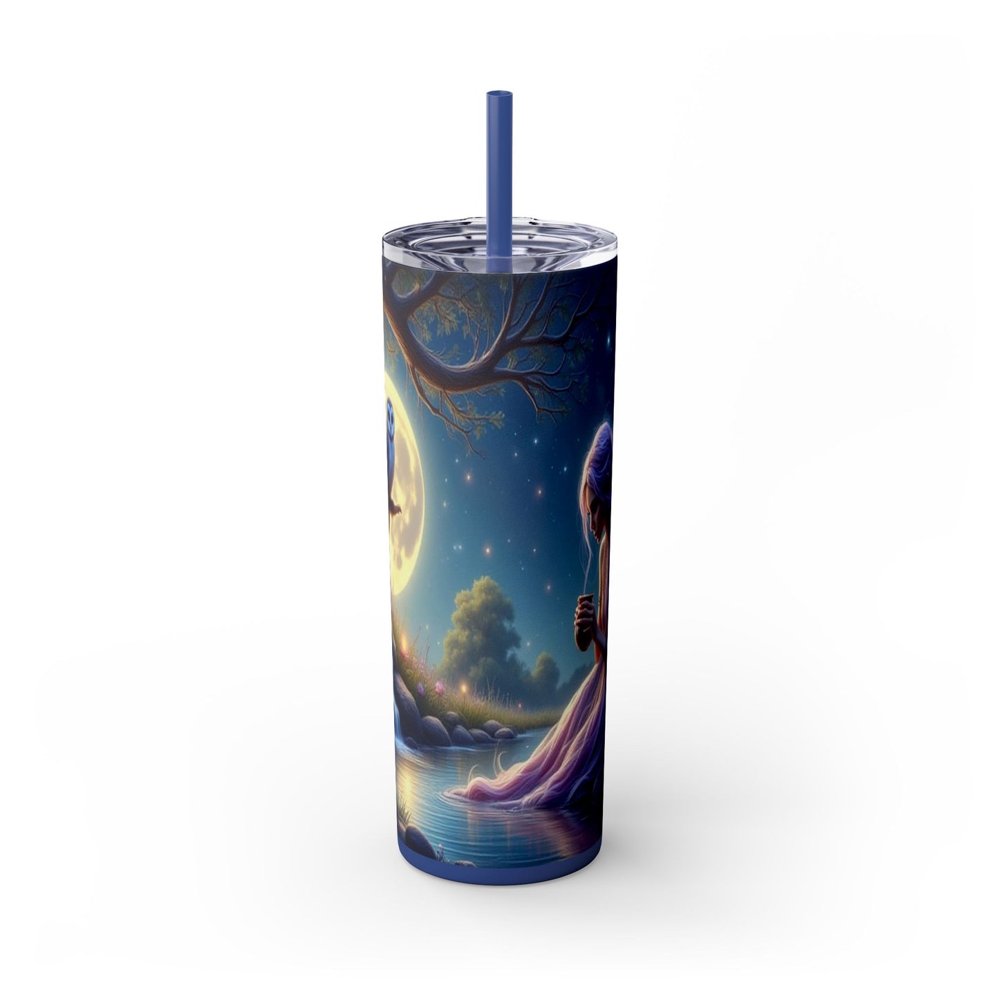Zodiac Virgo Tumbler with Straw, 20oz