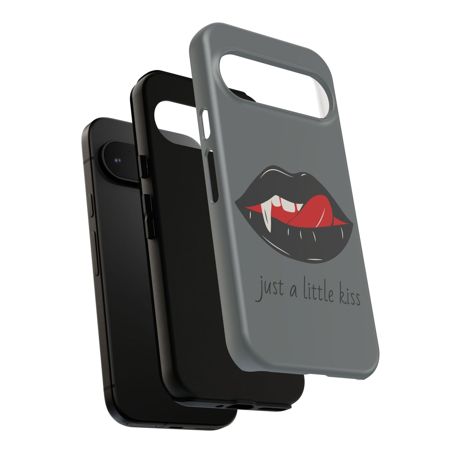 Vampire Lip Phone Case, Edgy Tech Accessories, Halloween Gifts, Goth Aesthetic, Quirky Cell Phone Cover