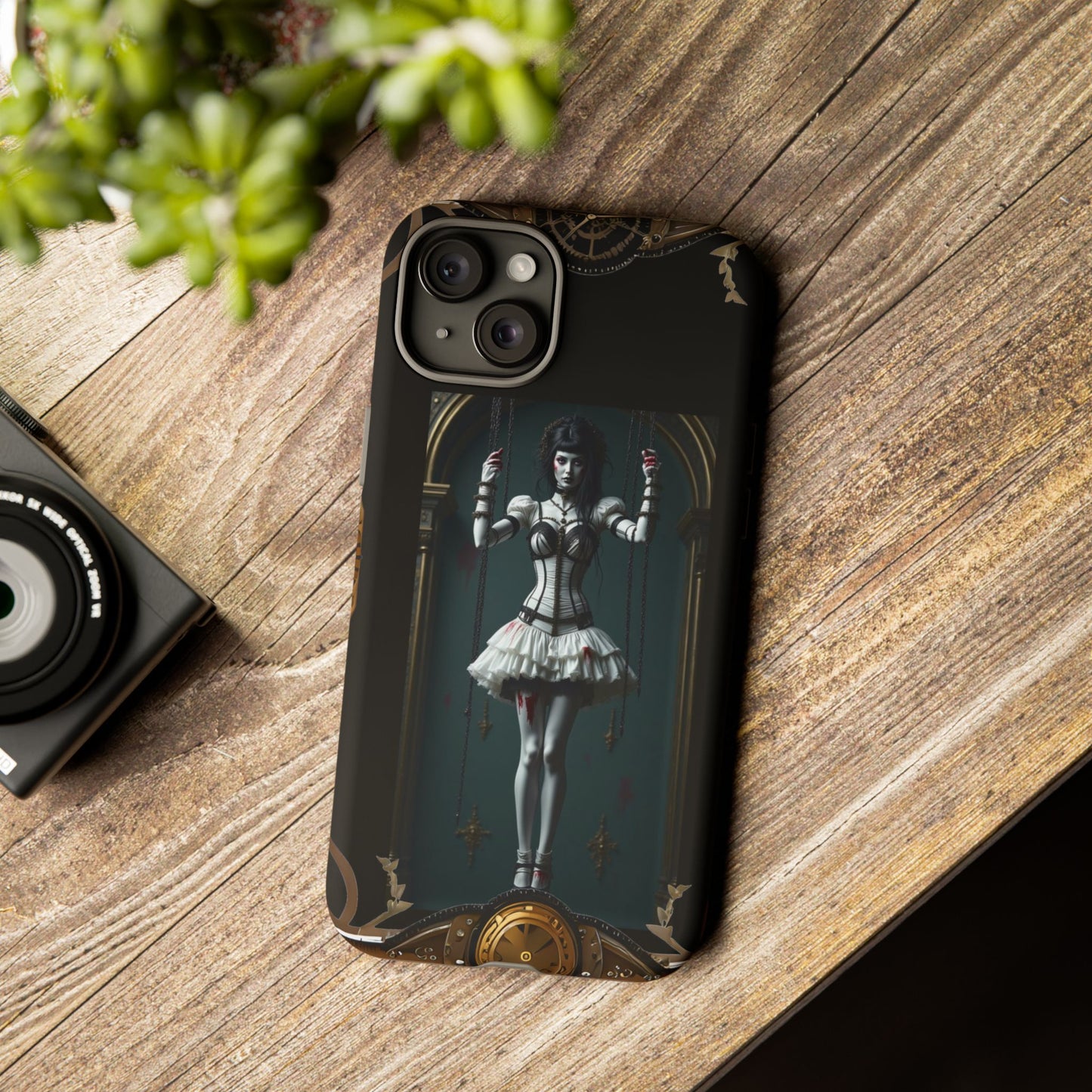 Steampunk Phone Case, Designer Phone Cover, Artistic Mobile Case, Gothic Horror Phone Case