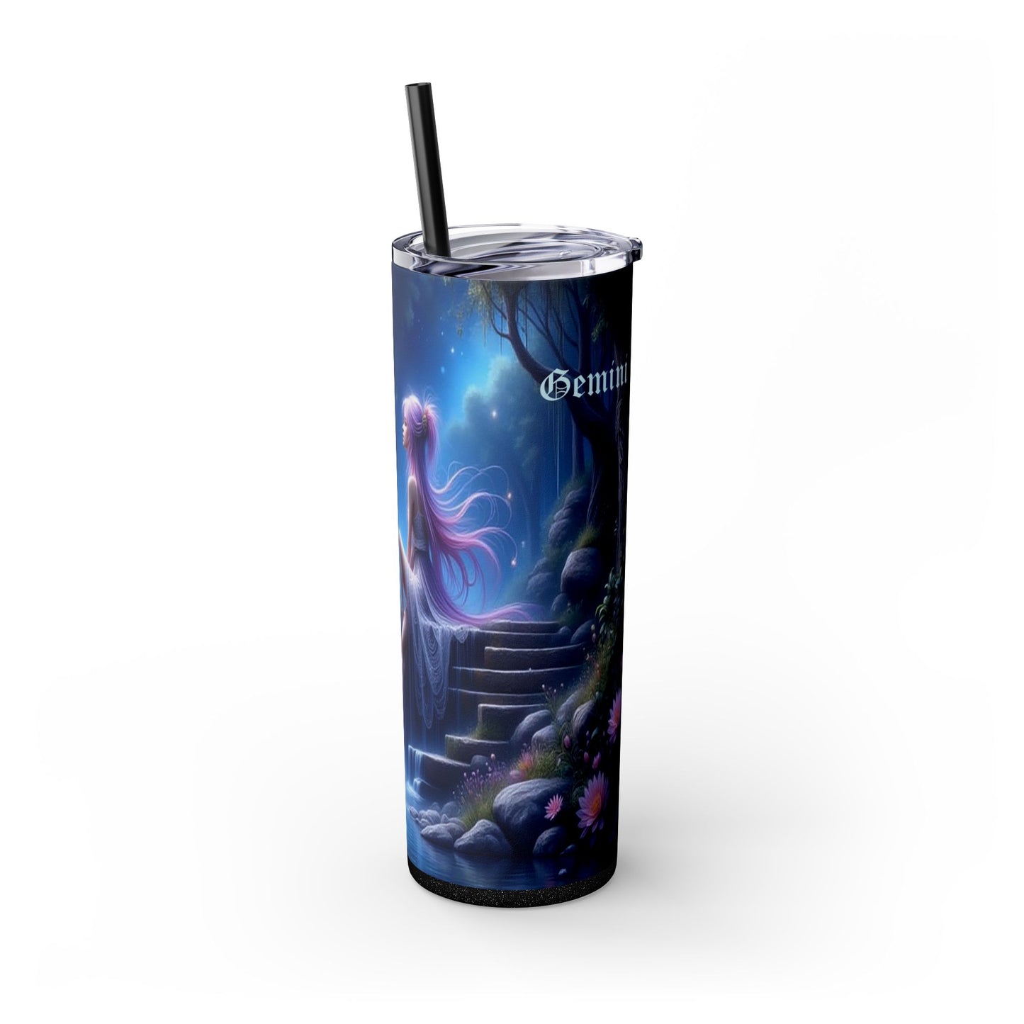 Zodiac Gemini Tumbler with Straw, 20oz